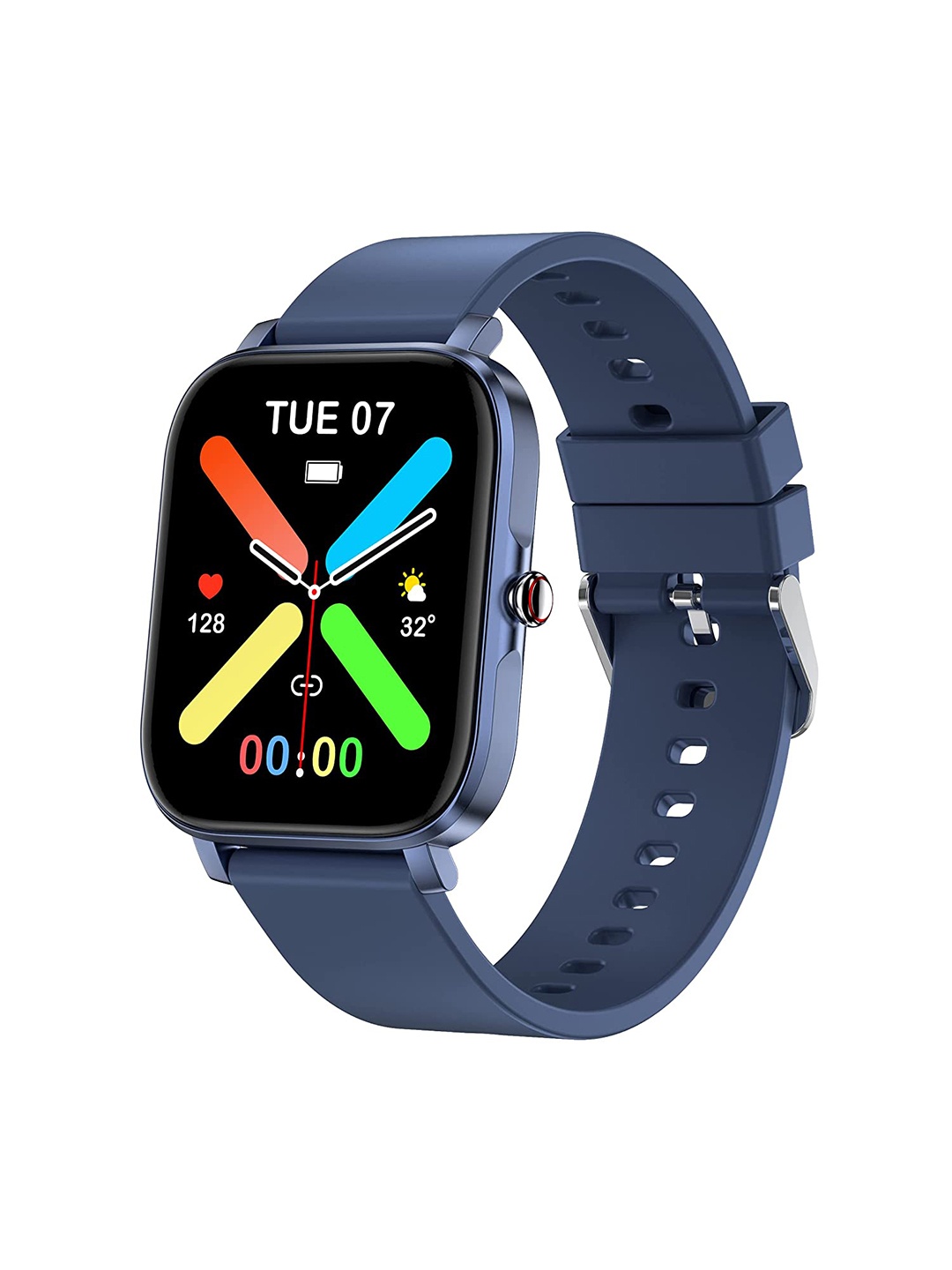 

Kratos Blue Solid Waterproof Smart Watch KR-SW 13-PLAY-BLUE