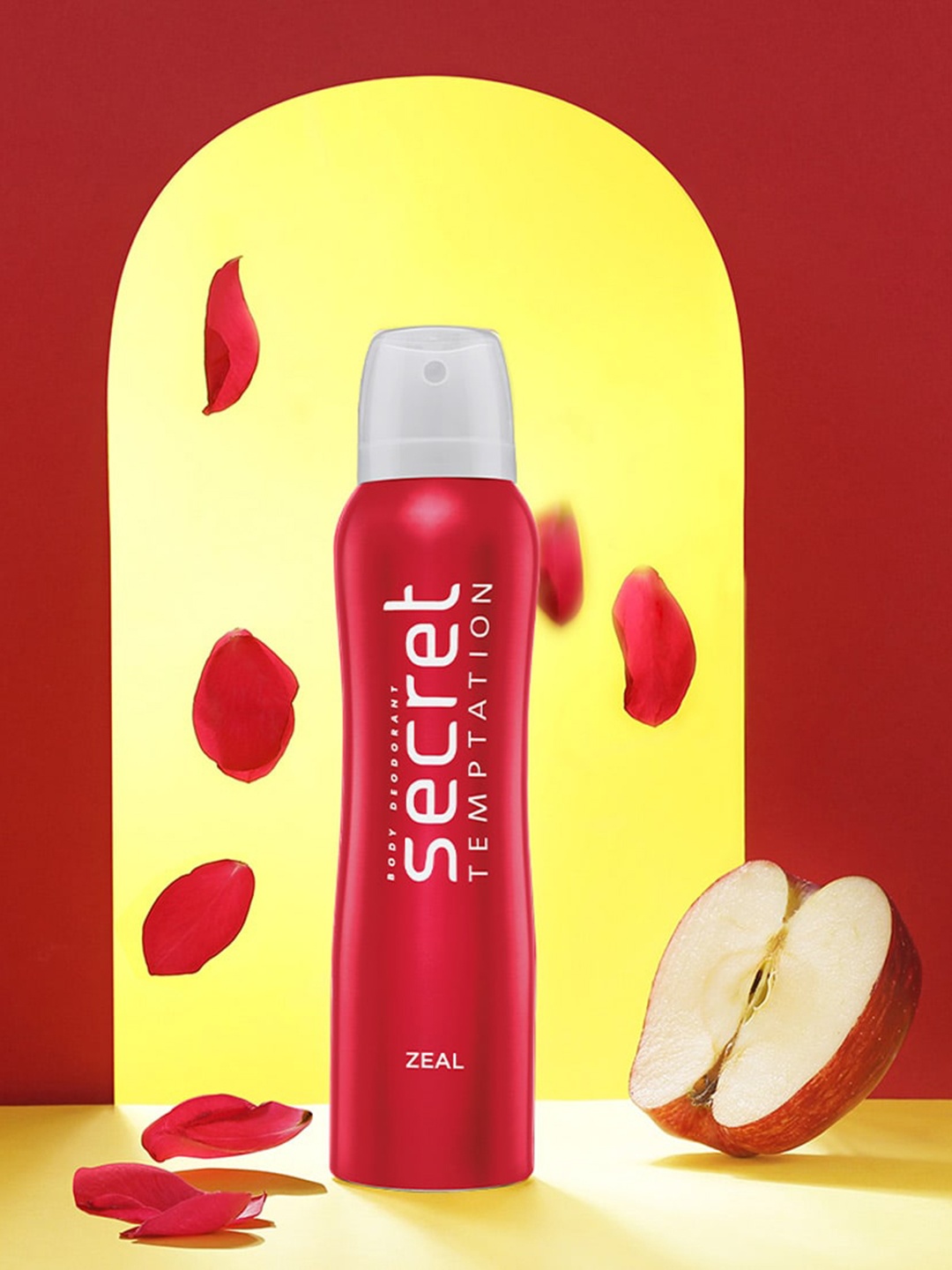 

Secret Temptation Women Zeal Deodorant - 150 ml, Red
