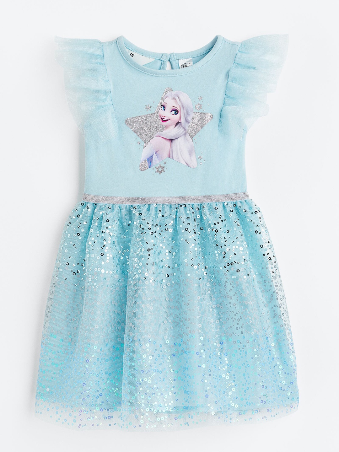 

H&M Girls Printed Tulle Dress, Blue