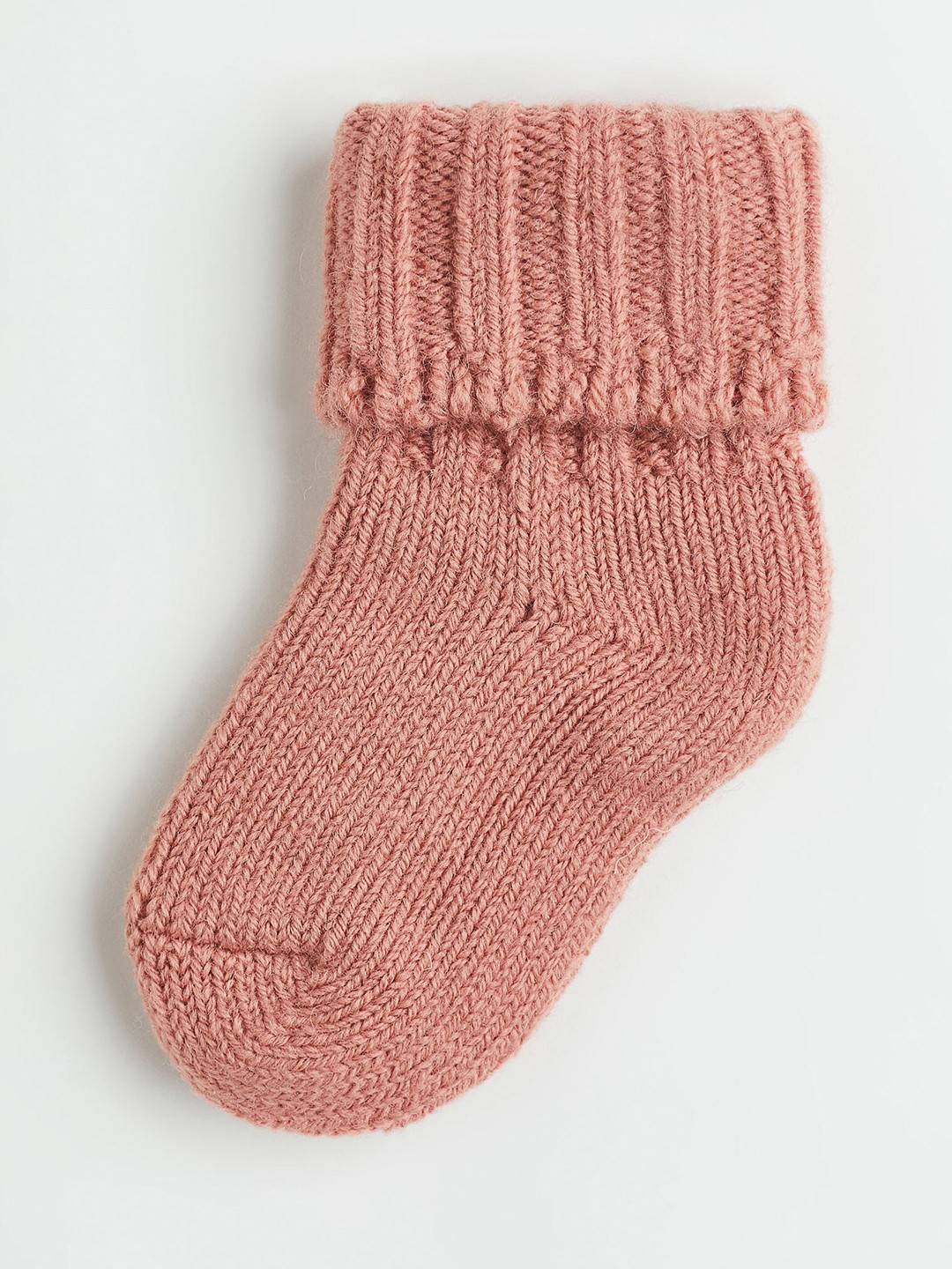 

H&M Girls Solid Wool-blend socks, Pink