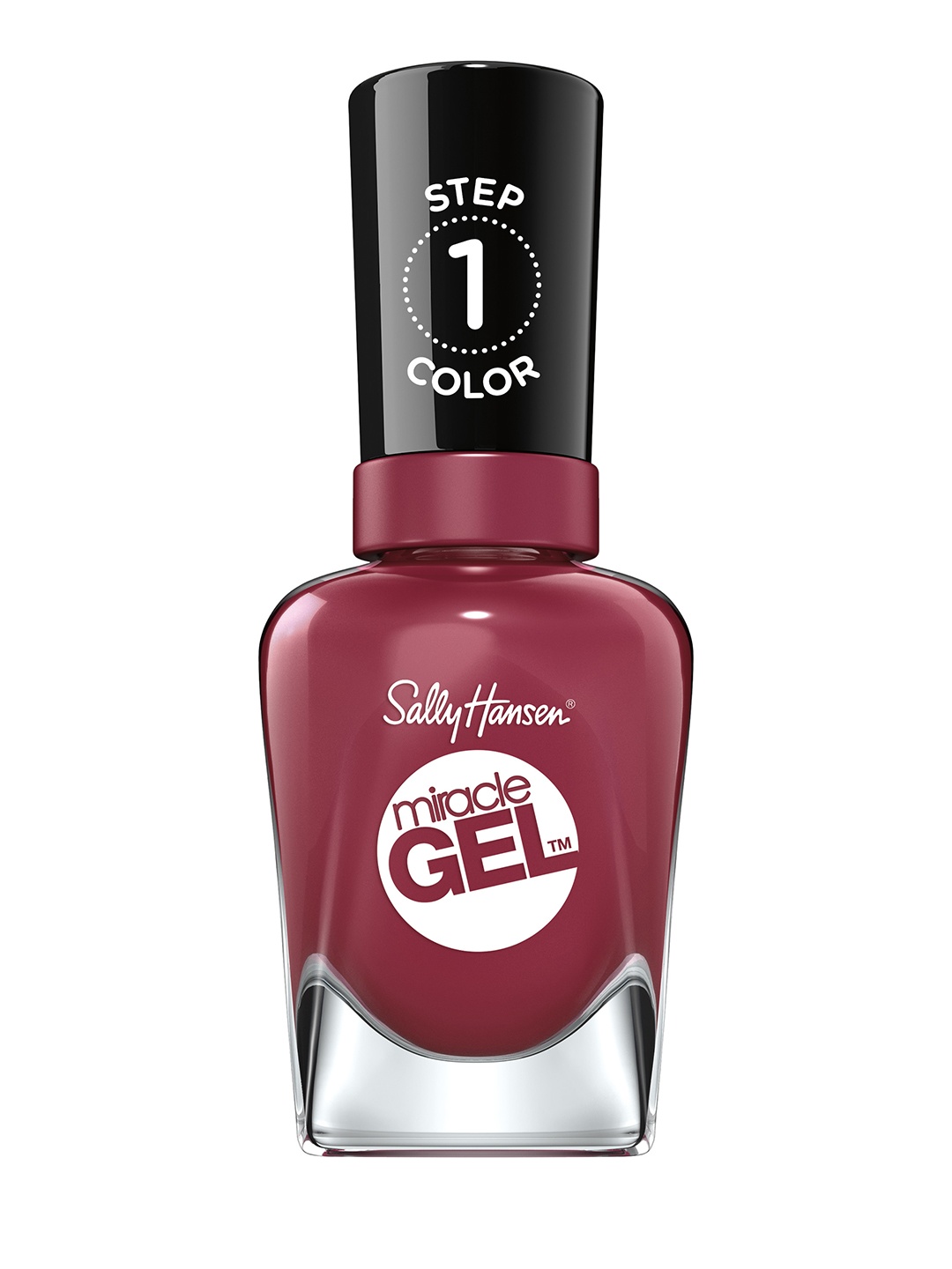 

Sally Hansen Long-Lasting Miracle Gel Nail Polish 14.7 ml - Beet-pray-love, Maroon