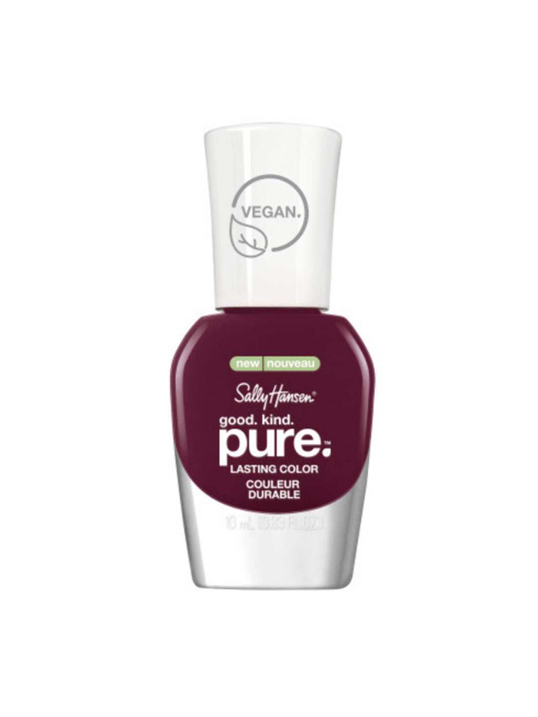 

Sally Hansen Good Kind Pure Long-Lasting Vegan Nail Polish 10 ml - Beet It, Burgundy