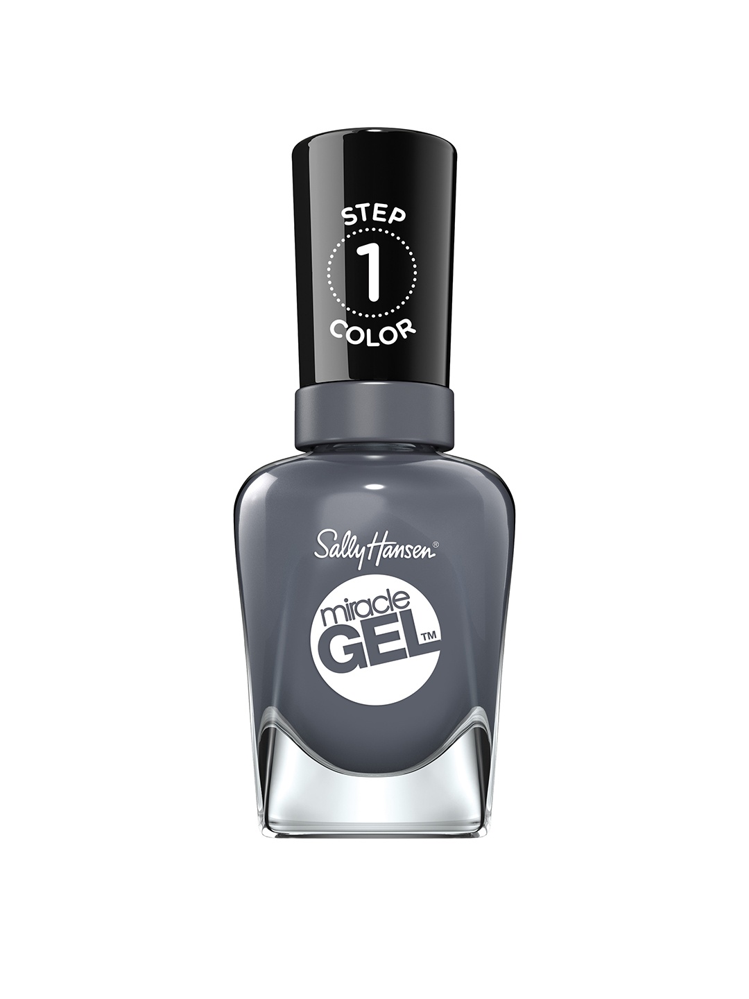 

Sally Hansen Long-Lasting Miracle Gel Nail Polish 14.7 ml - Slate-r Girl, Grey