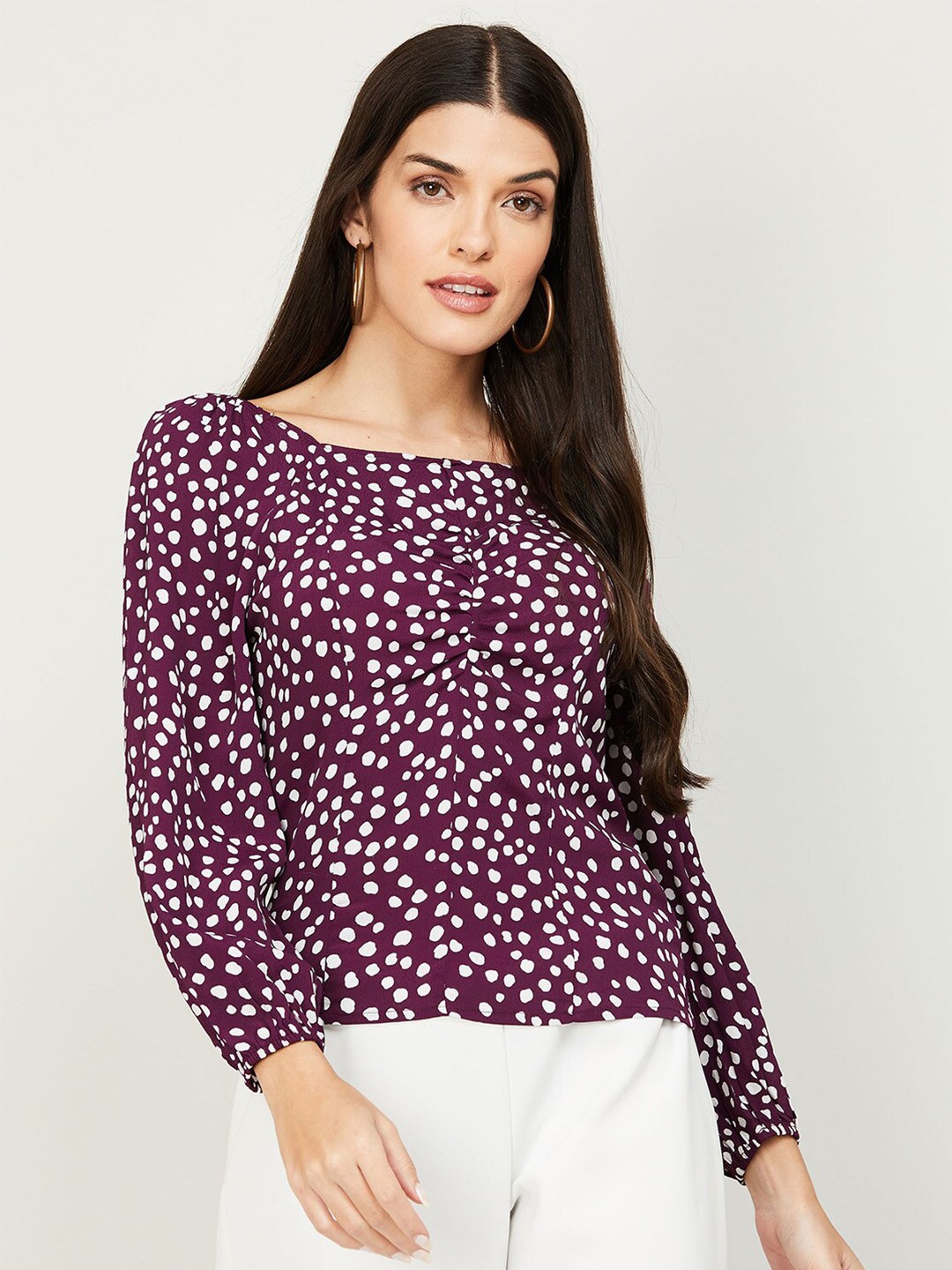 

Fame Forever by Lifestyle Black Print Top