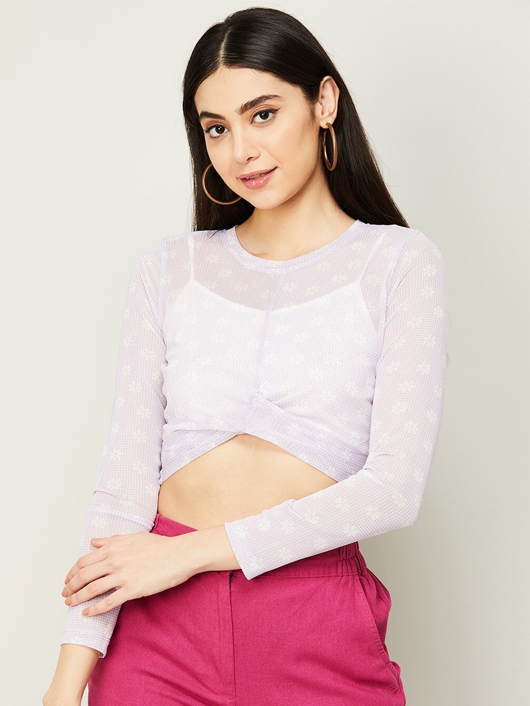 

Ginger by Lifestyle Woman Crop Top, Purple