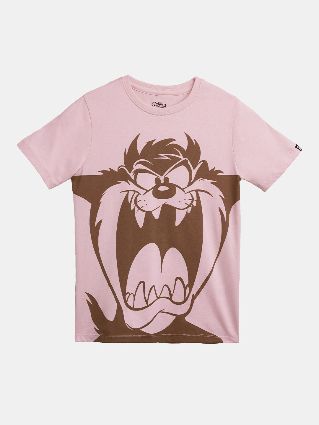 

The Souled Store Boys Pink Printed Pure Cotton T-shirt