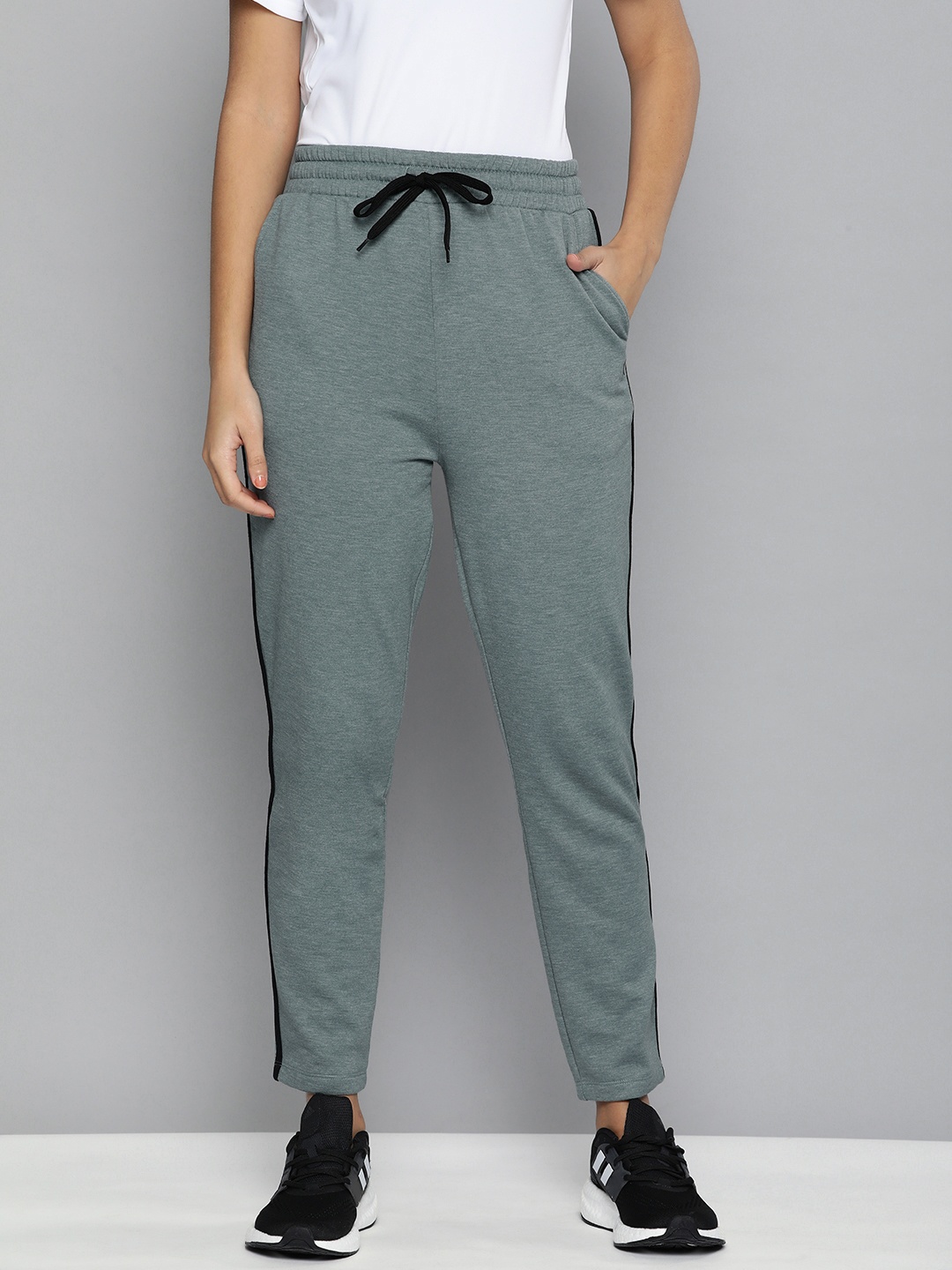 

HRX By Hrithik Roshan Women Globlin Blue Heather Track Pants