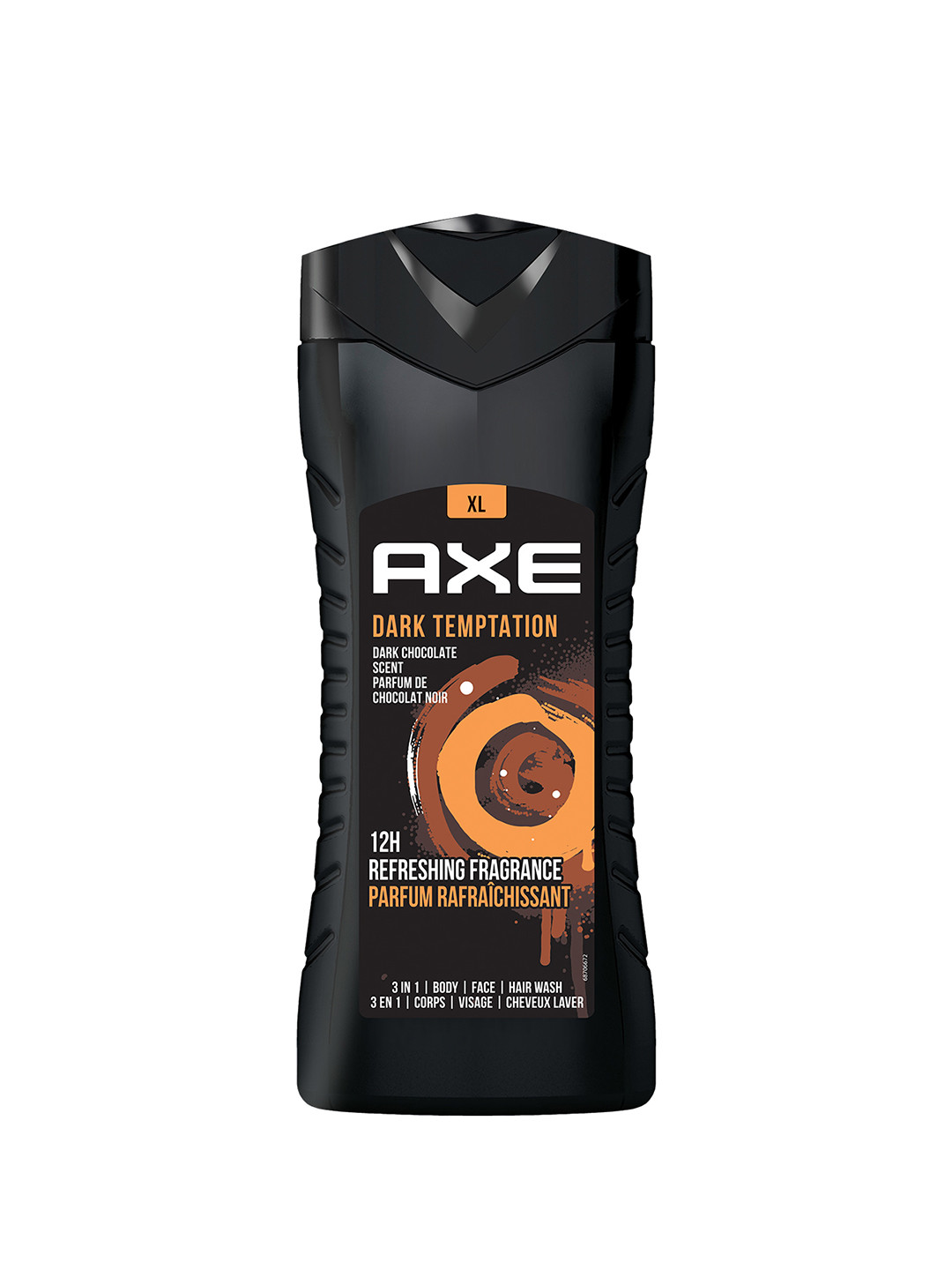 

AXE Men Dark Temptation 3-In-1 Face, Hair & Body Wash with Long-Lasting Fragrance - 400ml, Black