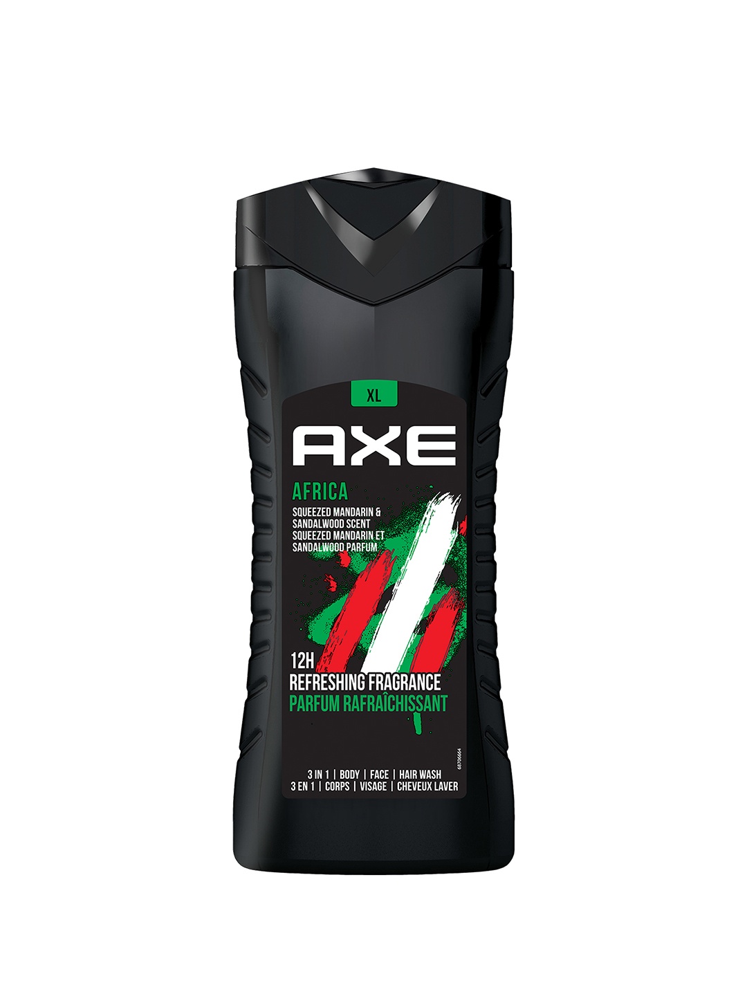 

AXE Men Africa 3-In-1 Face, Hair & Body Wash with Long-Lasting Fragrance - 400ml, Black