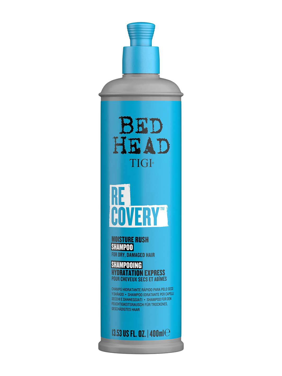 

TIGI Bed Head Recovery Moisture Rush Shampoo for Dry & Damaged Hair - 400ml, Blue