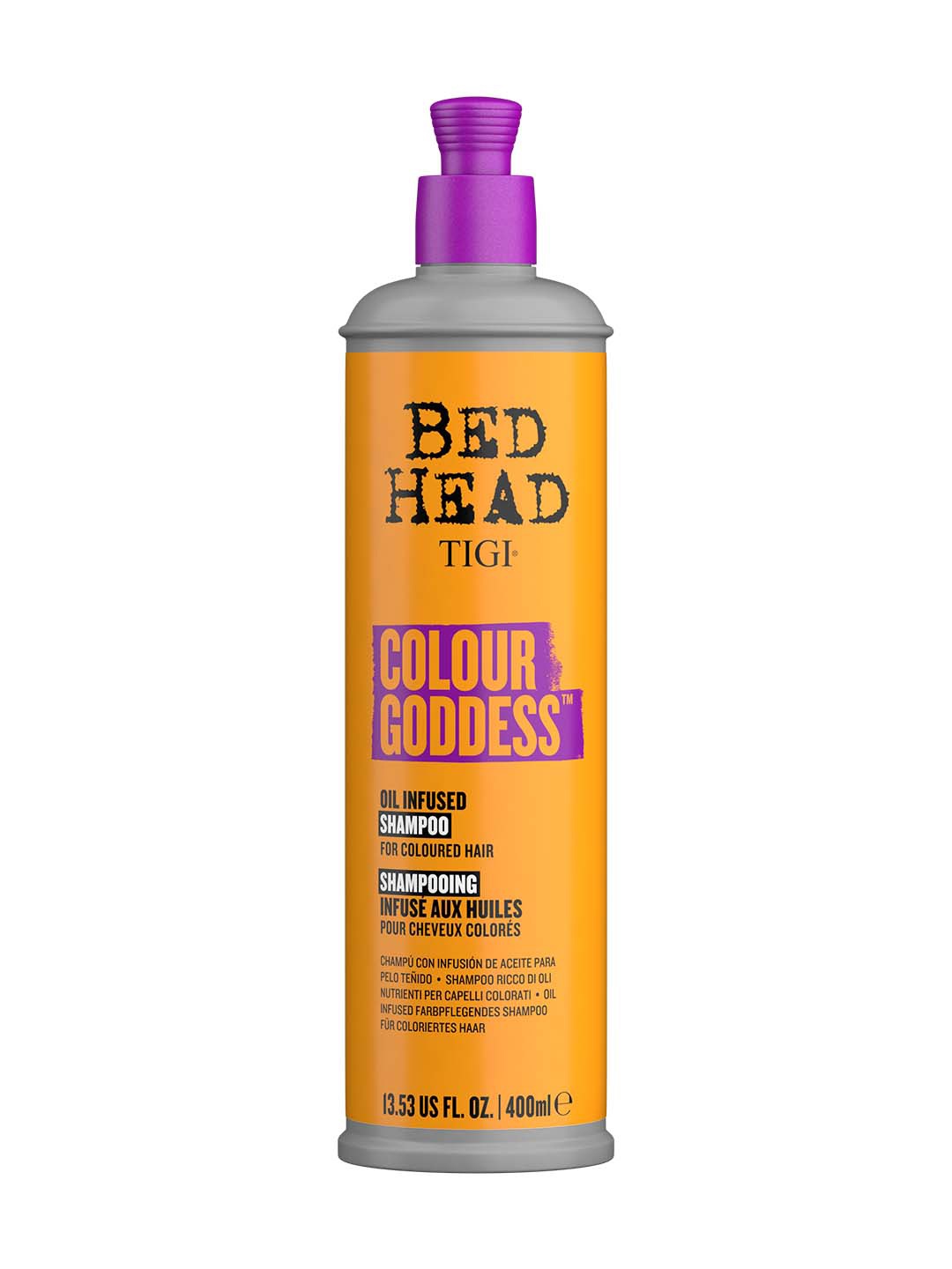 

TIGI Bed Head Colour Goddess Oil Infused Shampoo for Coloured Hair - 400ml, Orange