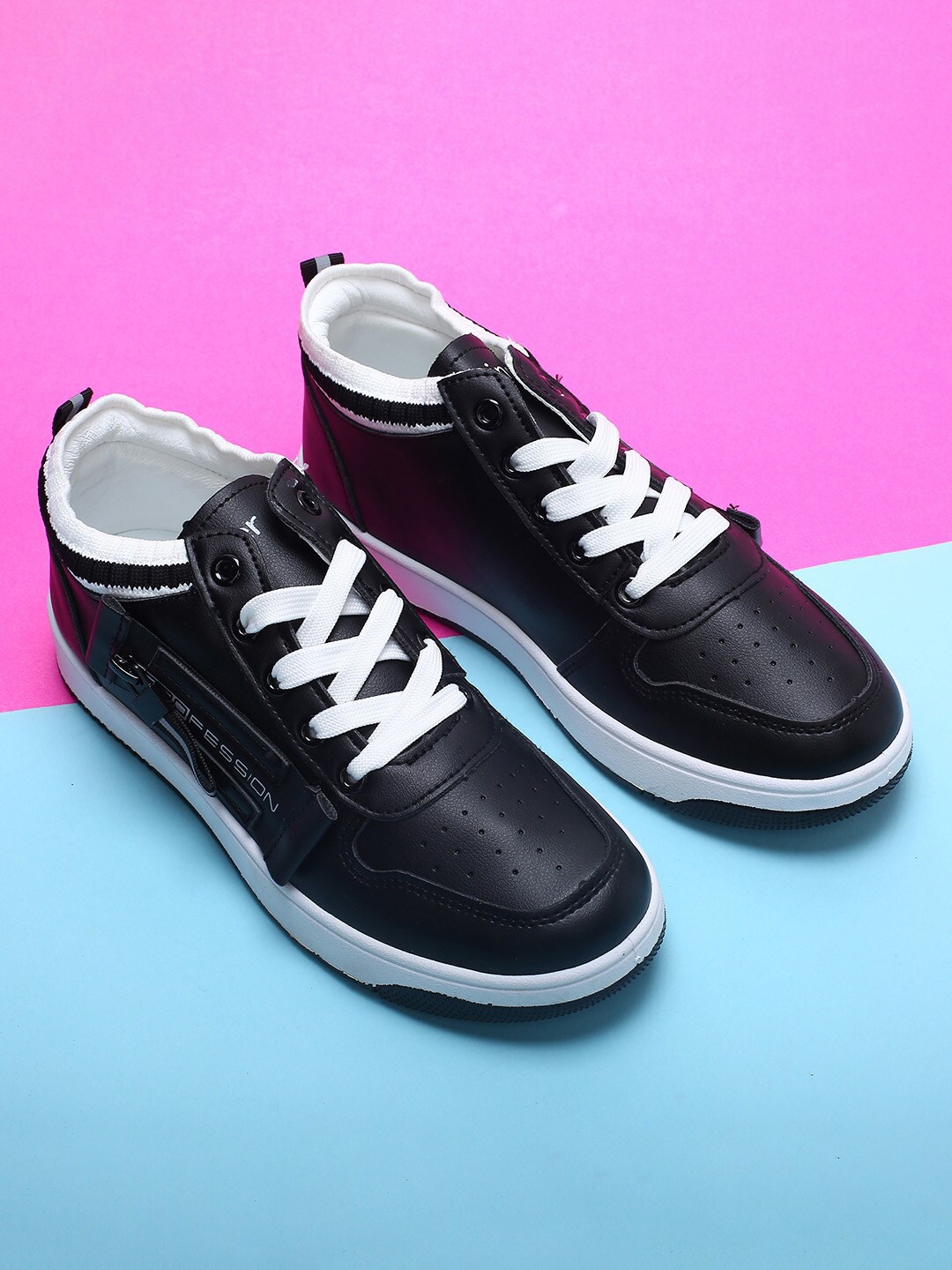 

Ginger by Lifestyle Women Black Lace Up Sneakers