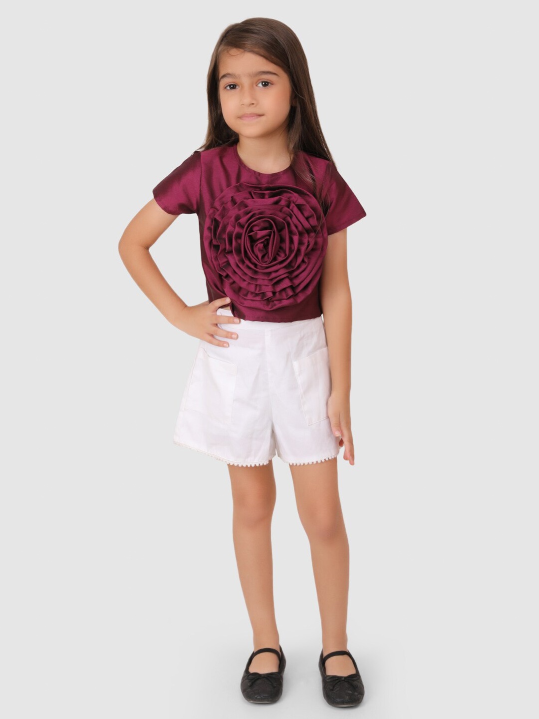 

Jelly Jones Burgundy Print Top