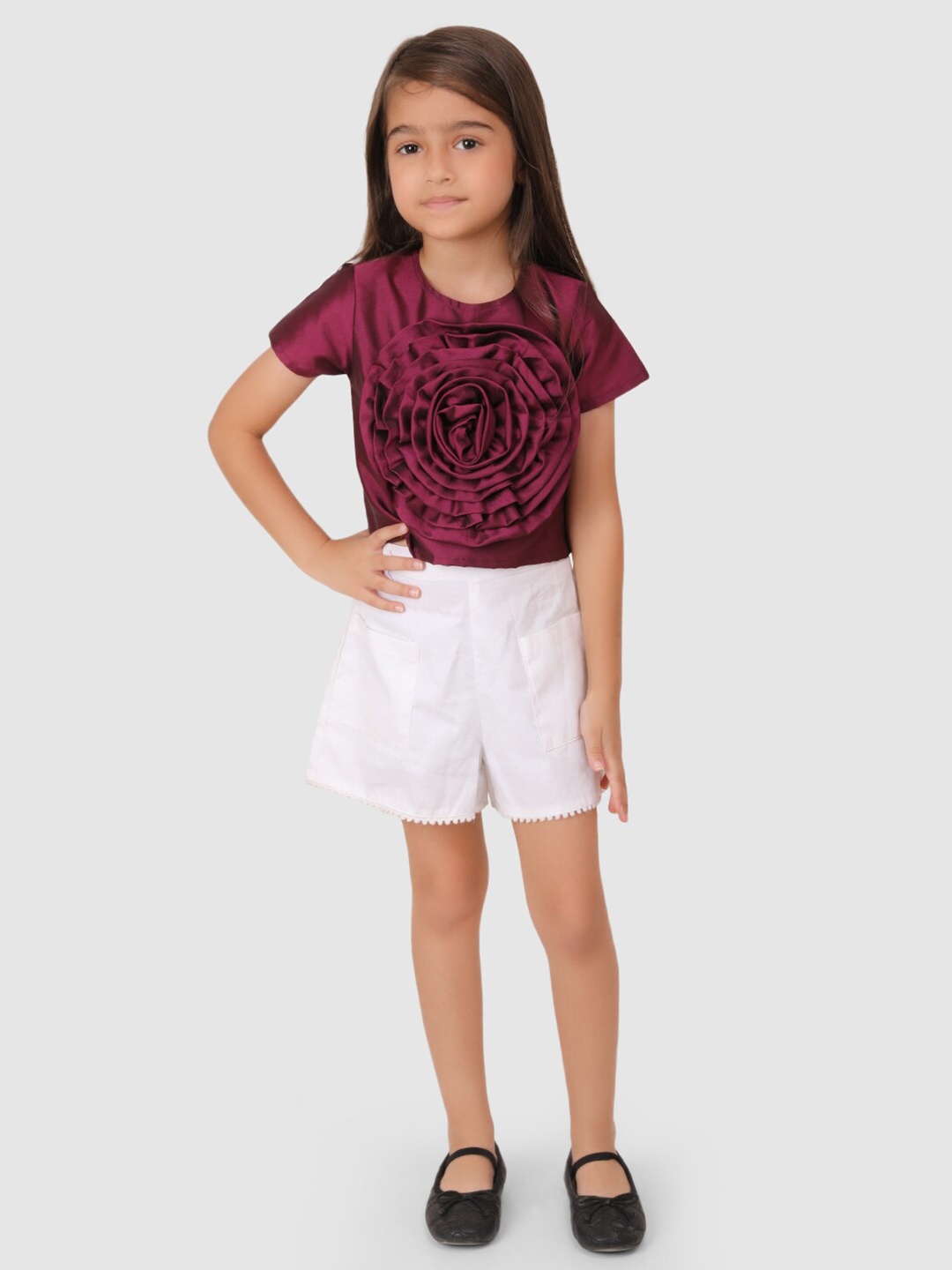 

Jelly Jones Burgundy Print Top