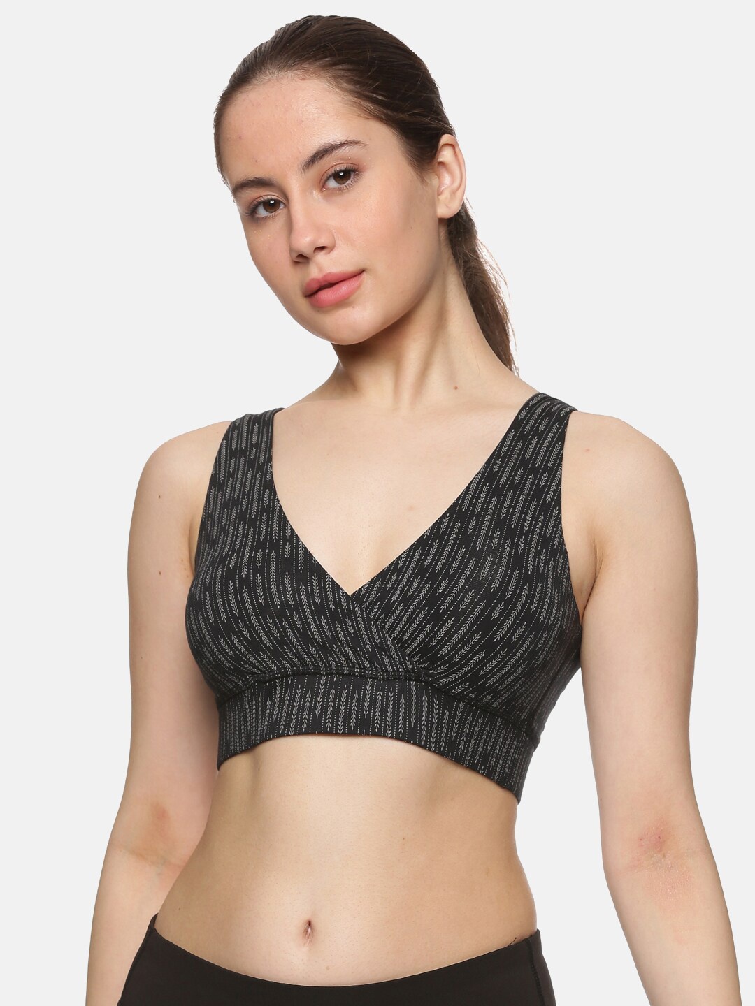 

Tailor & Circus Black & Beige Floral Anti-Bacterial Maternity Bra