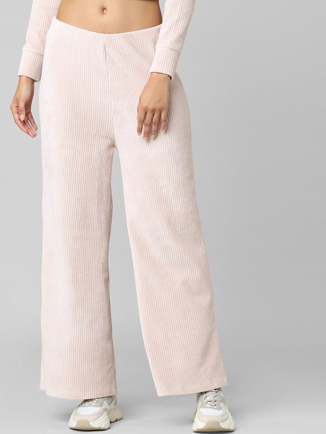 

ONLY Women Pink Flared Trousers