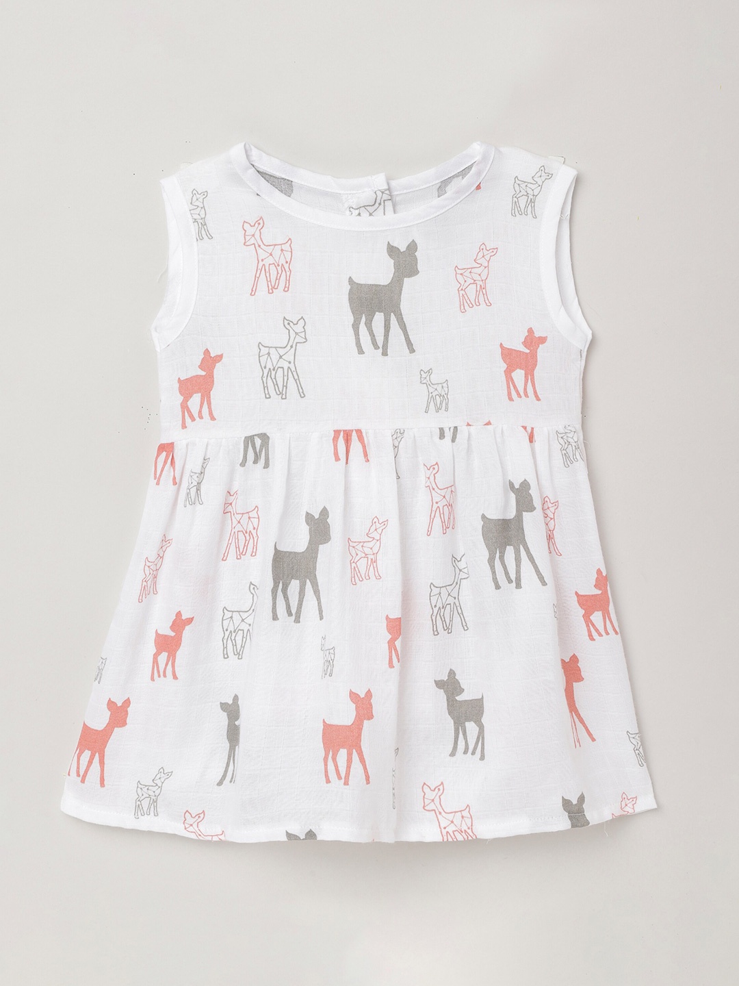 

The Boo Boo Club White Sustainable Organic Cotton A-Line Dress