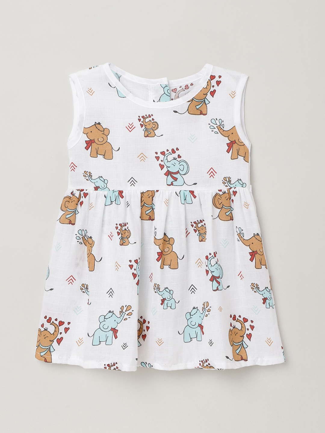 

The Boo Boo Club White Sustainable Organic Cotton A-Line Dress