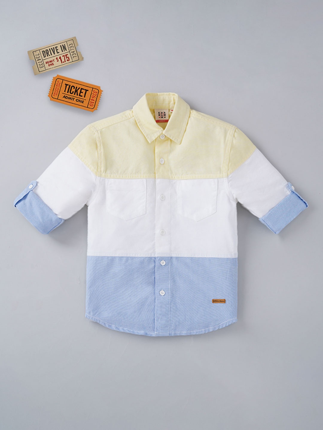 

Ed-a-Mamma Boys Multicoloured Casual Shirt, Multi