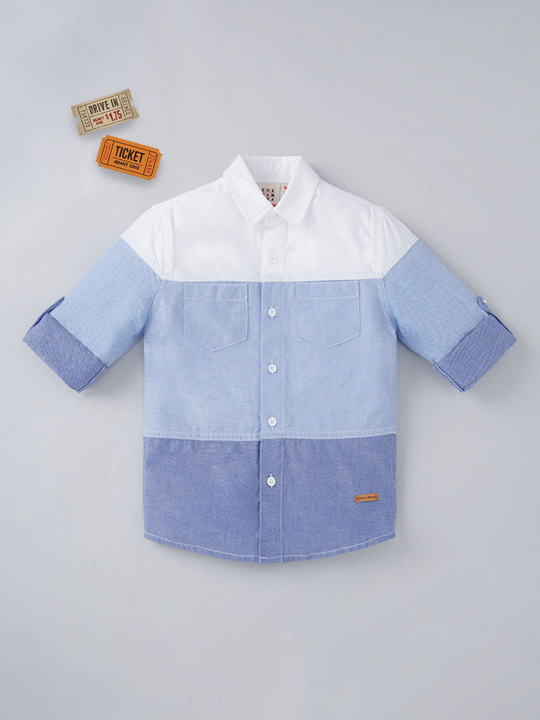 

Ed-a-Mamma Boys Multicoloured Casual Shirt, Multi