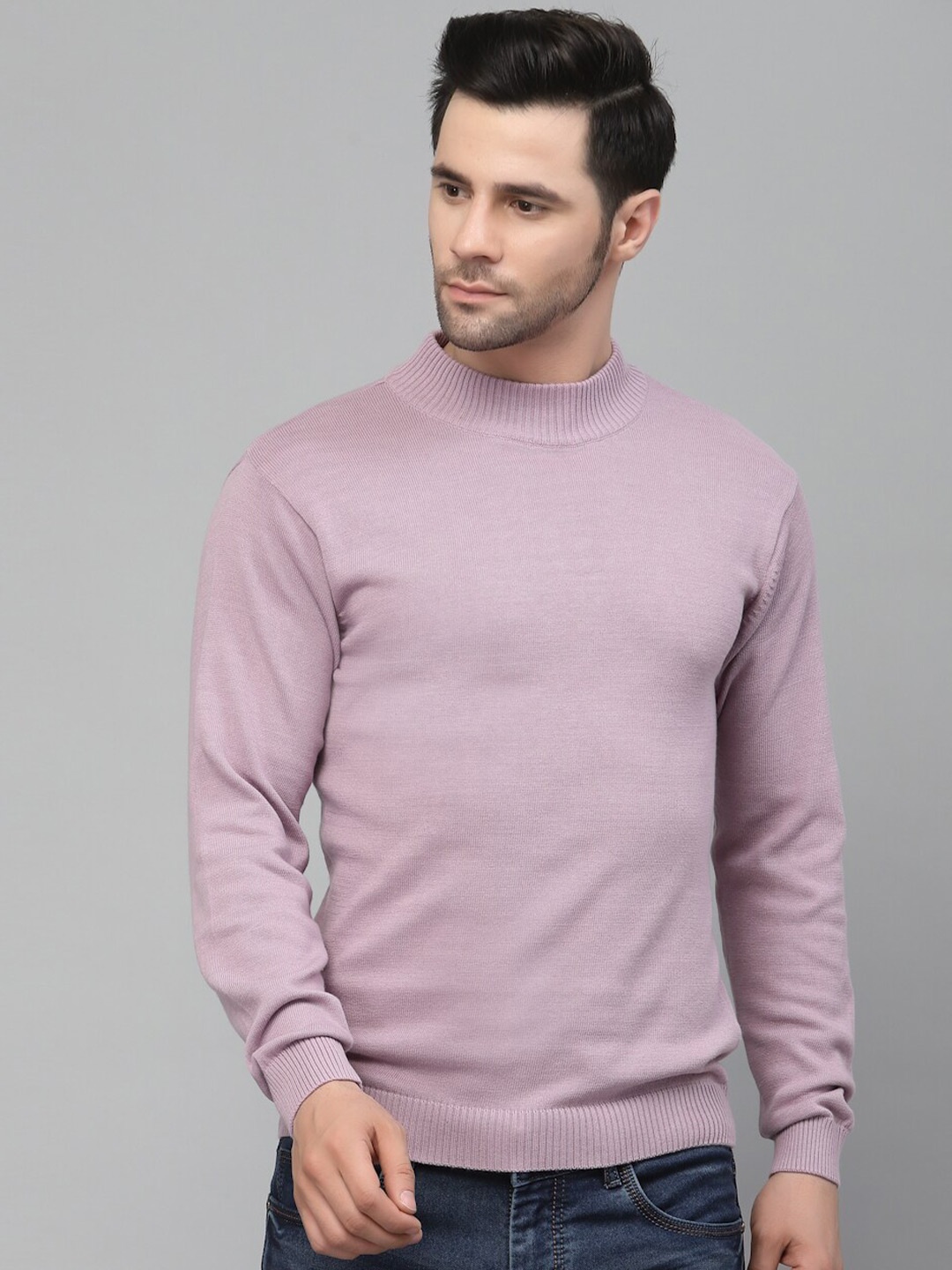 

Style Quotient Men Purple Sweaters