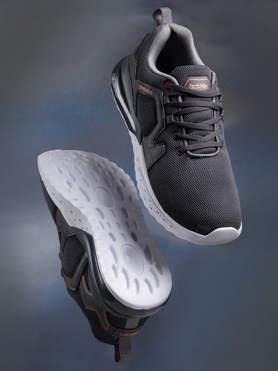 

Action Men Black Mesh Running Non-Marking Shoes