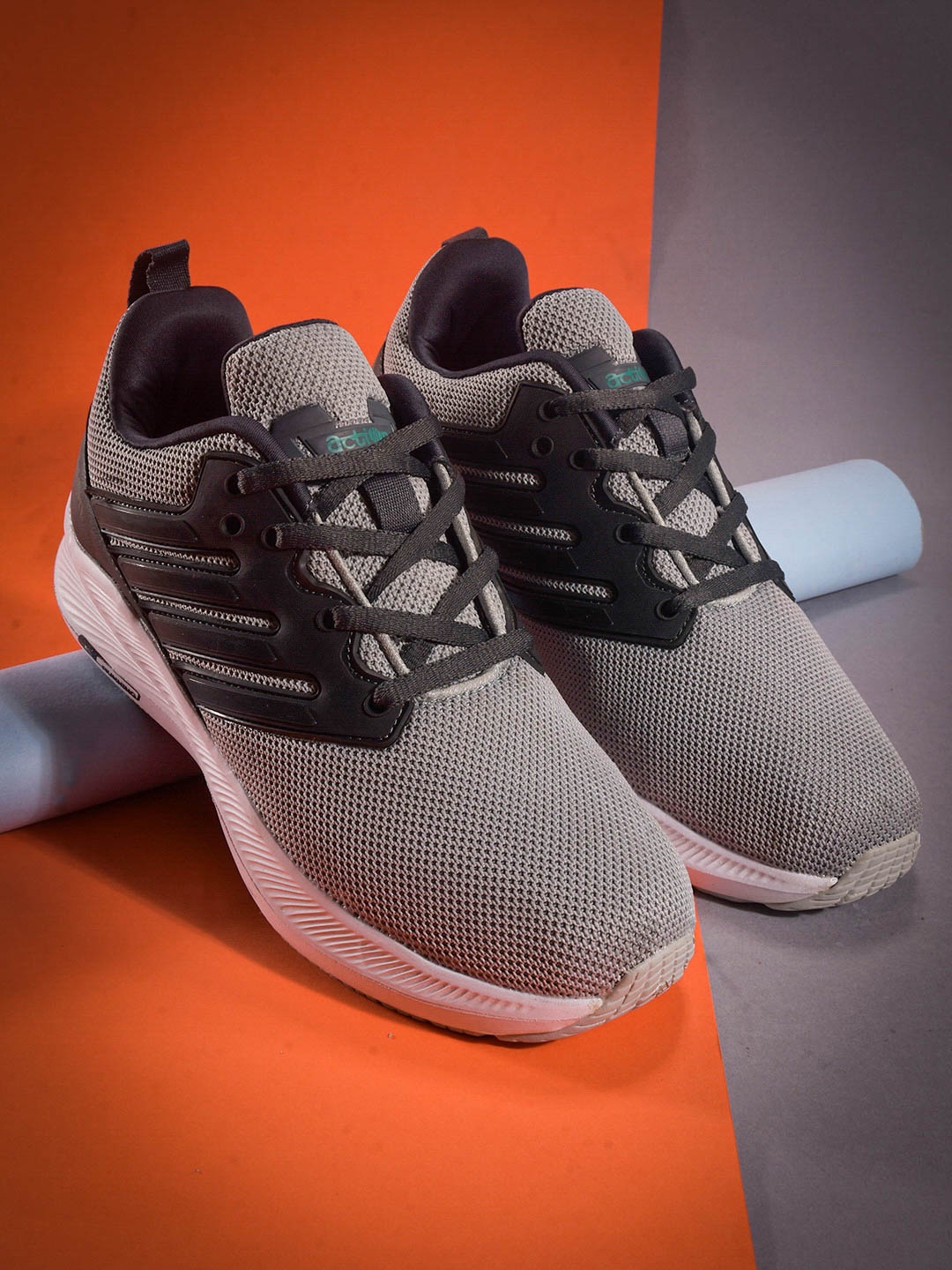 

Action Men Grey Mesh Running Non-Marking Shoes