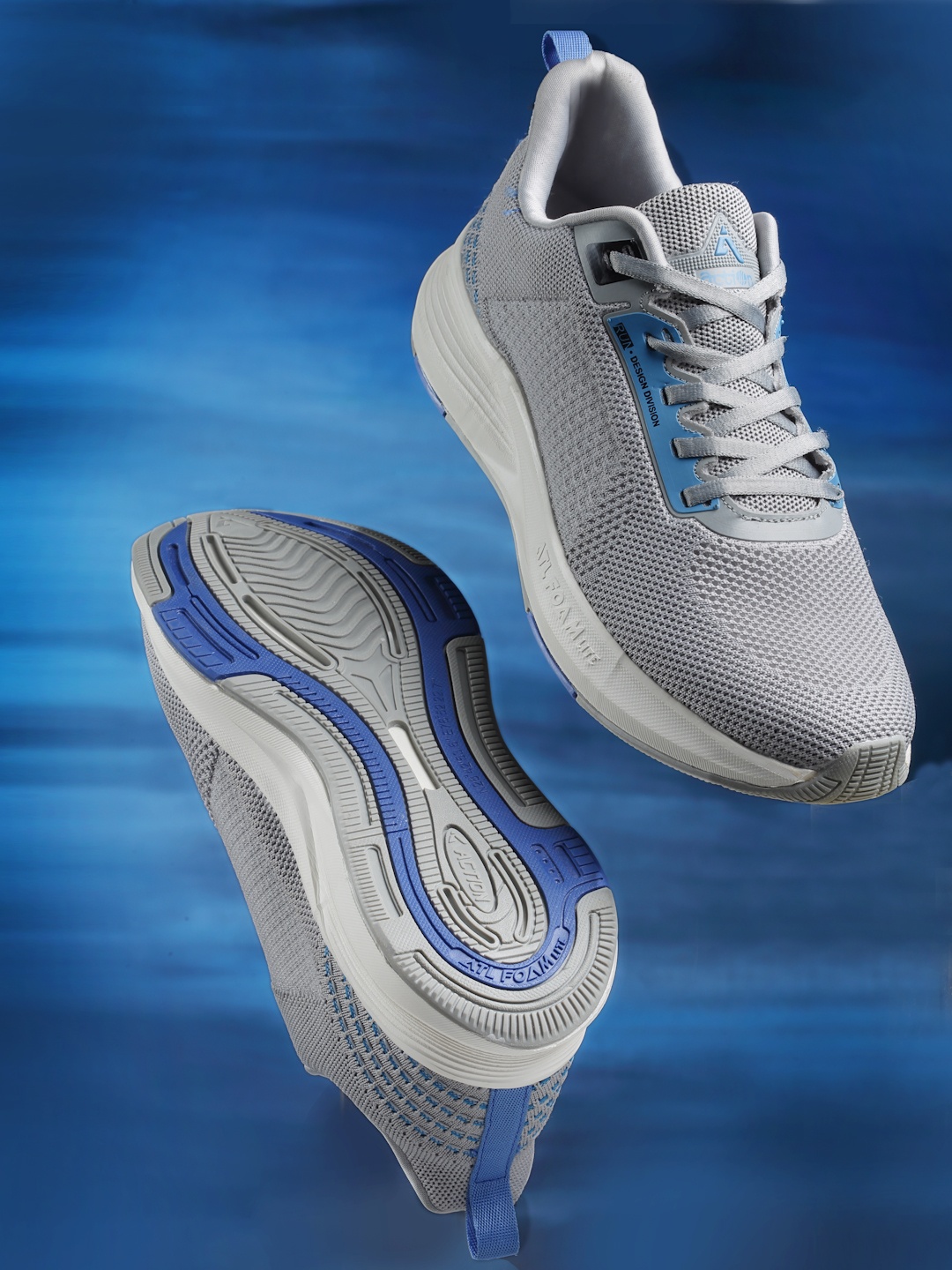 

Action Men Grey Mesh Running Non-Marking Shoes