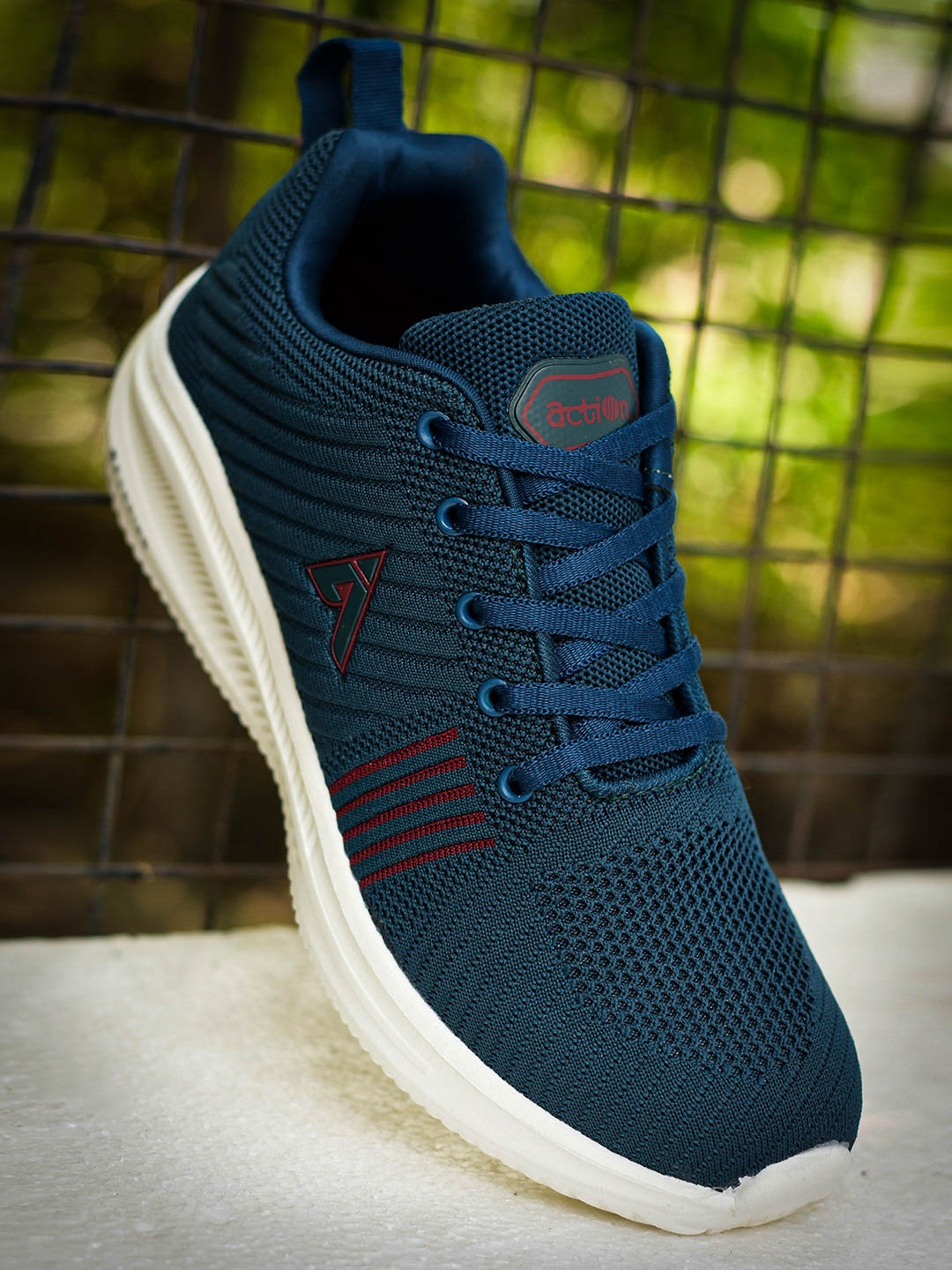 

Action Men Teal Mesh Running Non-Marking Shoes
