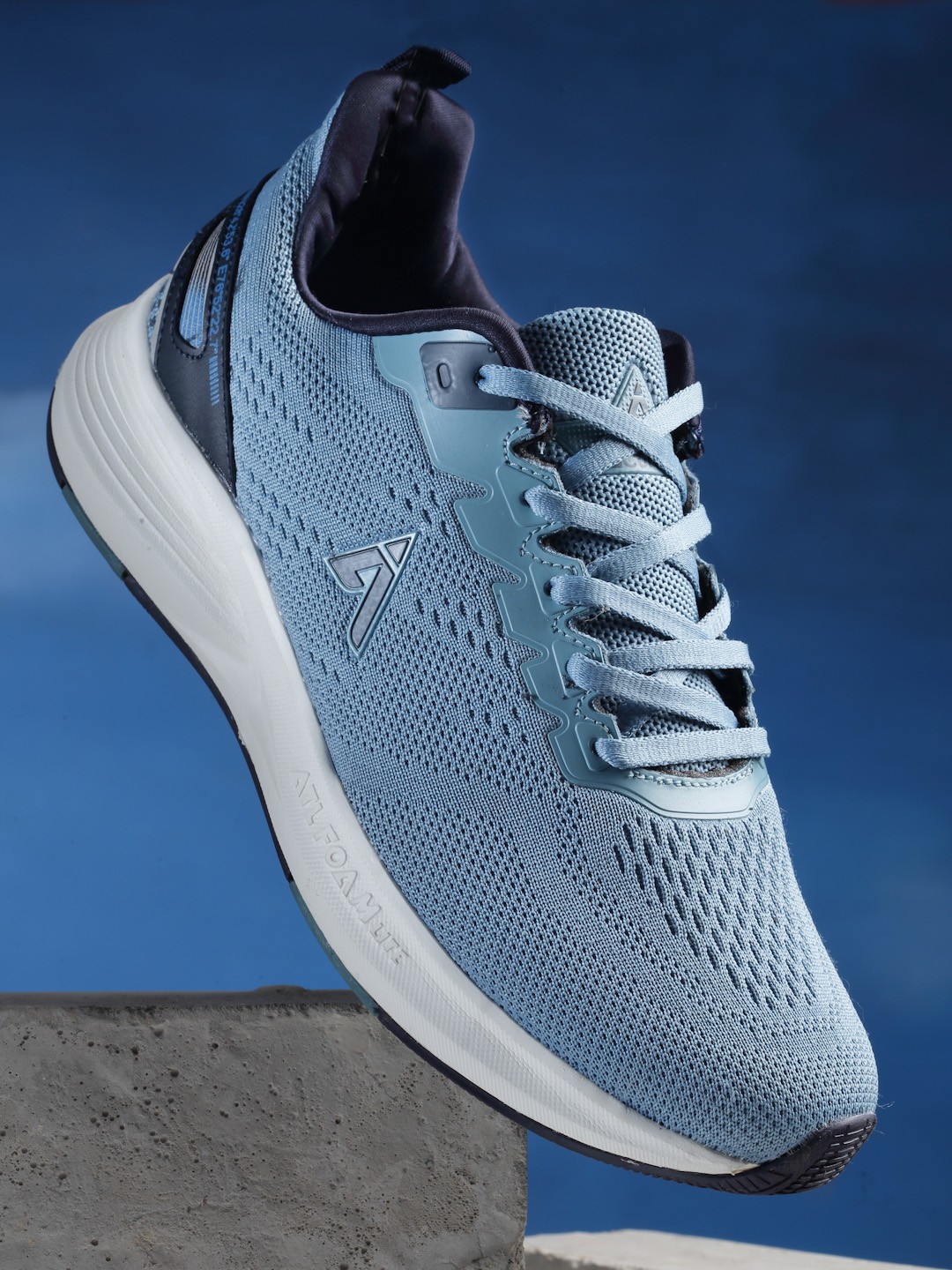 

Action Men Blue Synthetic Running Non-Marking Shoes