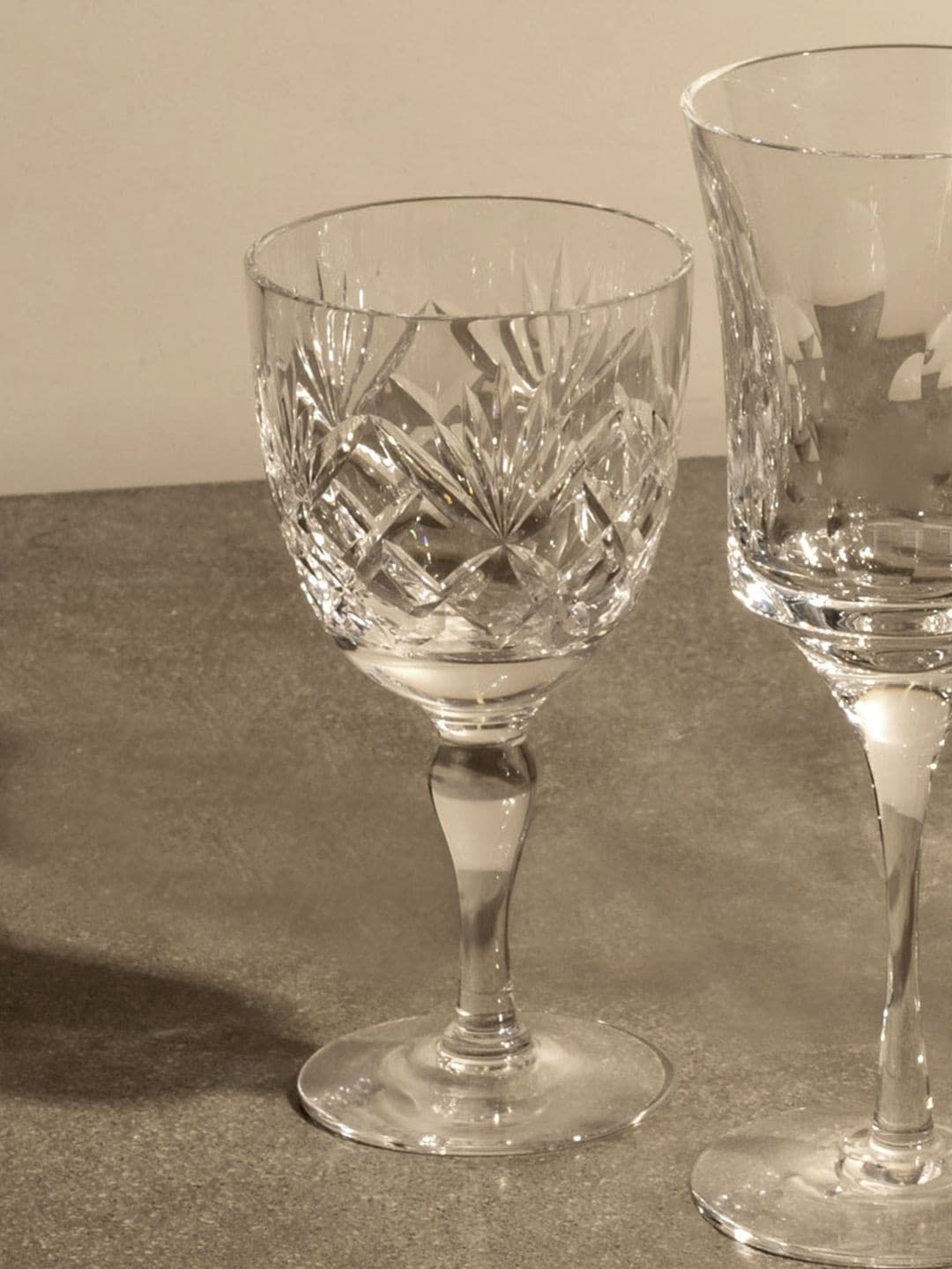 

Royal Brierley Transparent Tall Braemar Goblet