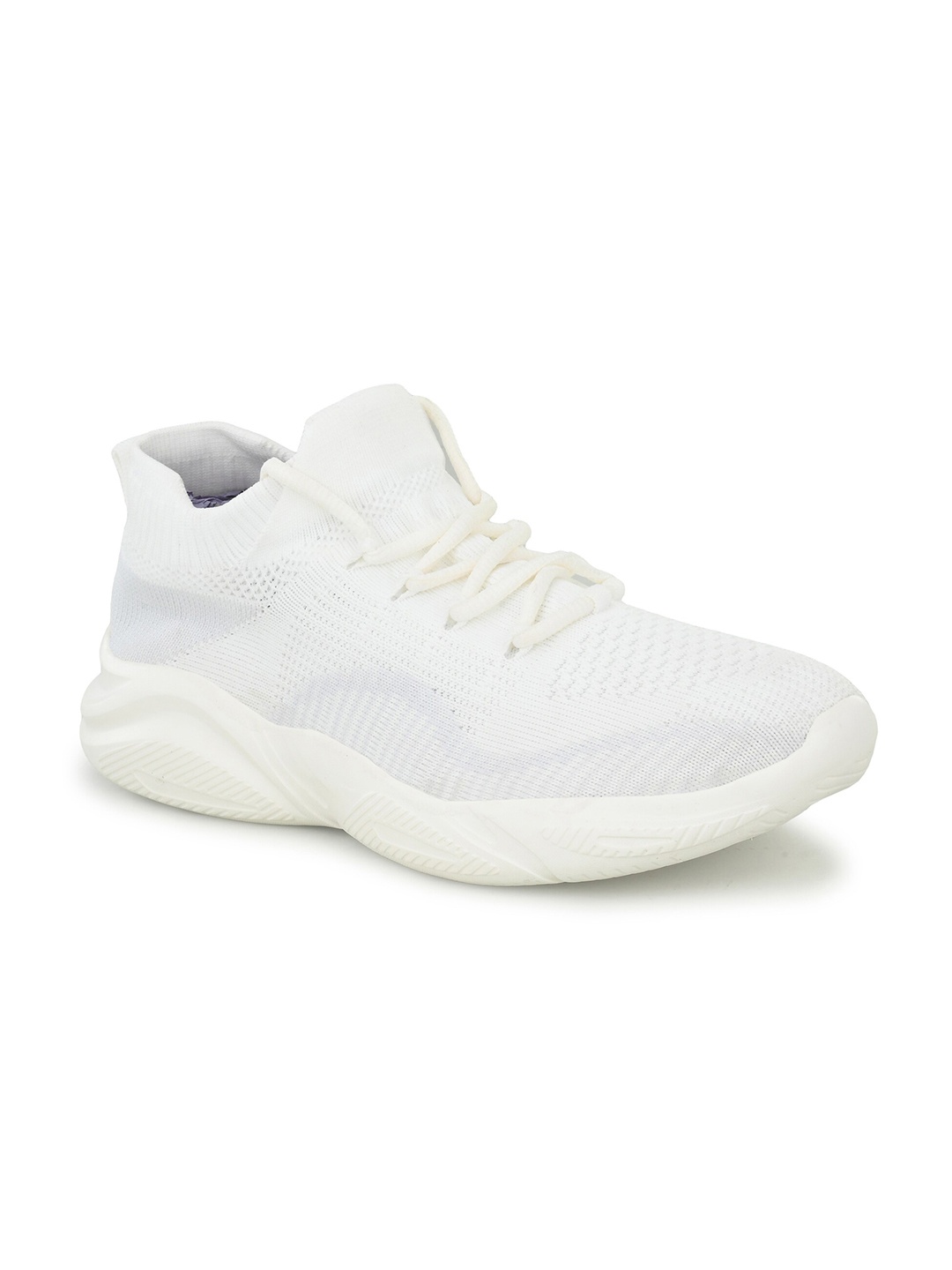 

Yuuki Men White Mesh Non-Marking Running Shoes