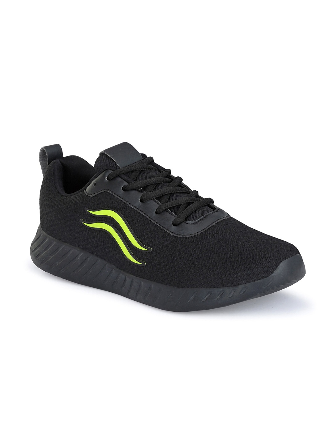 

Yuuki Men Black Mesh Non-Marking Running Shoes
