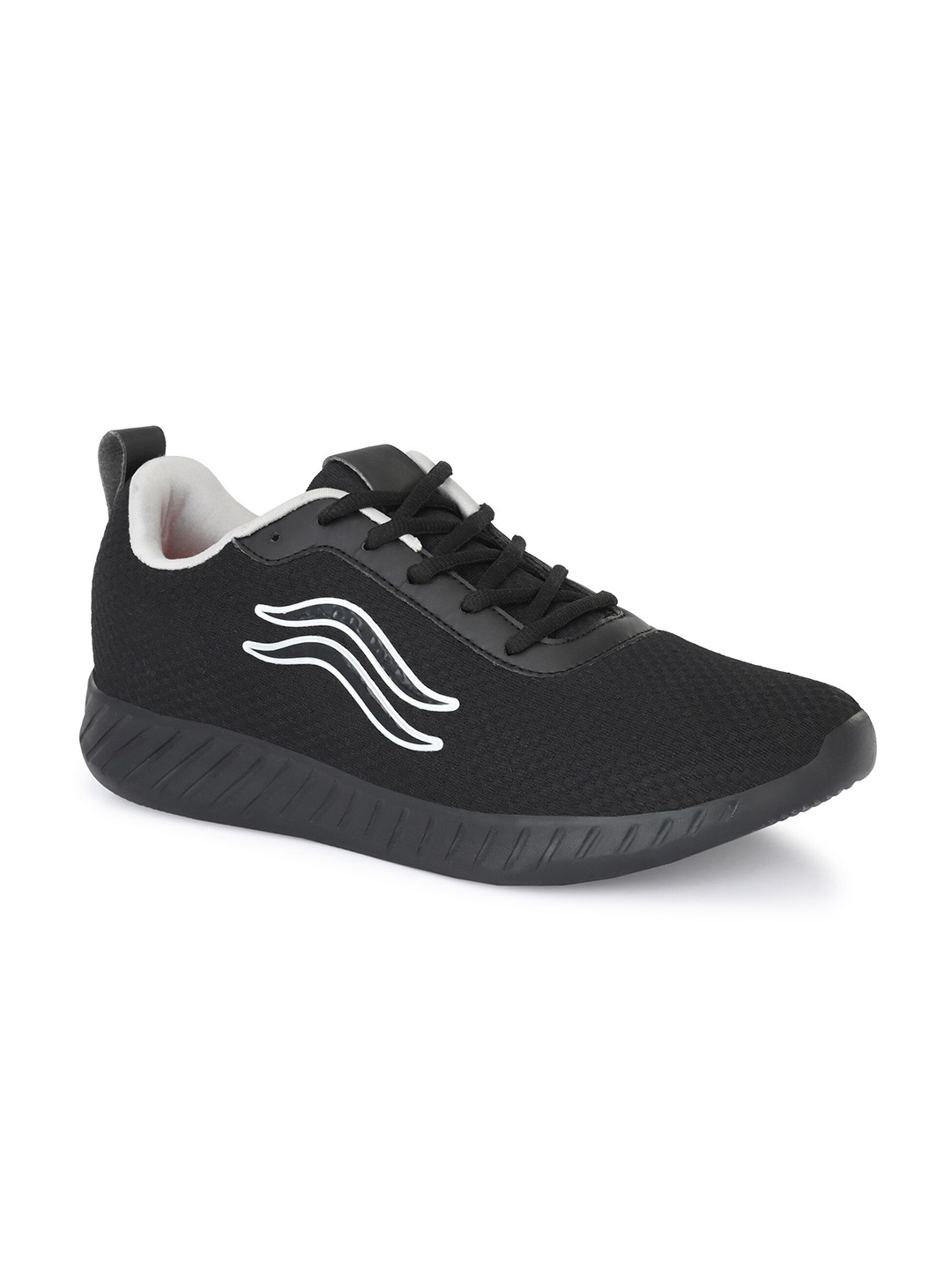 

Yuuki Men Black Mesh Non-Marking Running Shoes