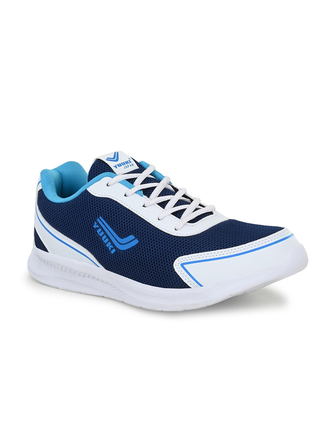 

Yuuki Men Blue Mesh Non-Marking Running Shoes