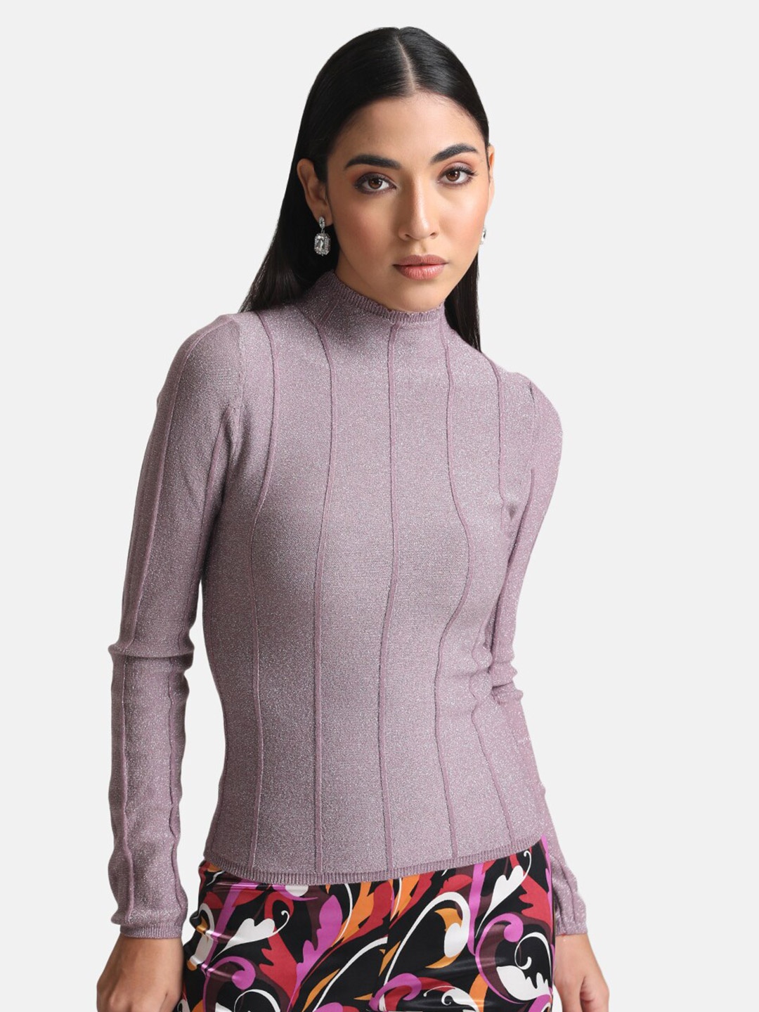 

Kazo Women Purple Pullover