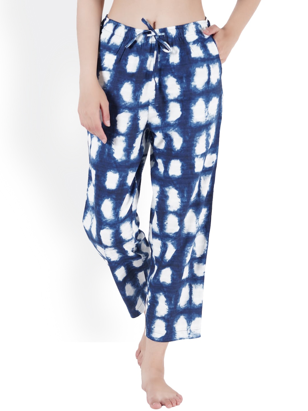 

Style Shoes Women Printed Lounge Pant, Blue