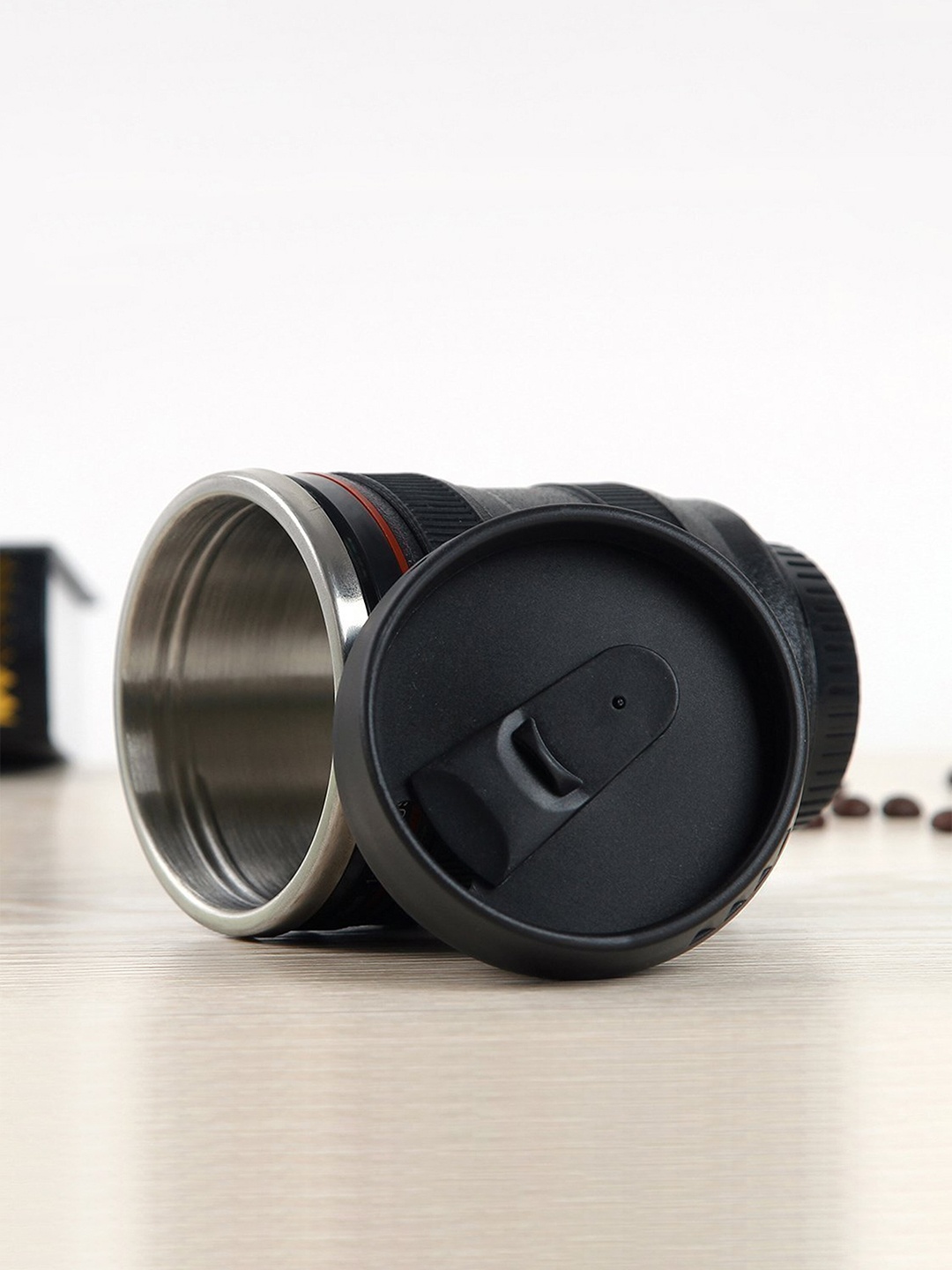 

TRM Black Solid Stainless Steel Matte Mugs Set of Cups and Mugs