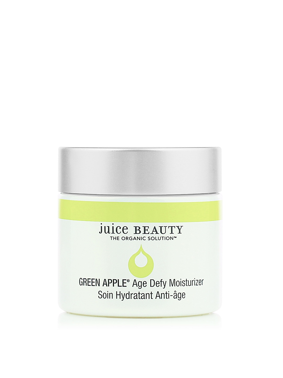 

JUICE BEAUTY Green Apple Age Defy Face Moisturizer with Aloe Vera & Shea Butter - 60 ml, White