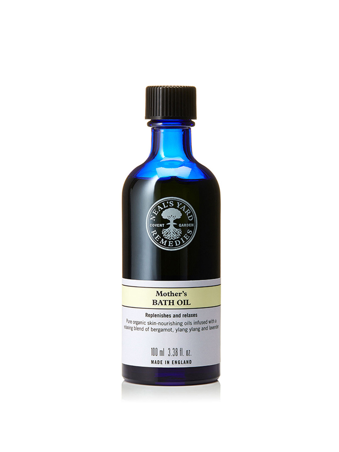 

Neal's Yard Remedies Mothers Bath Oil 2015 with Bergamot & Ylang Ylang- 100ml, Navy blue