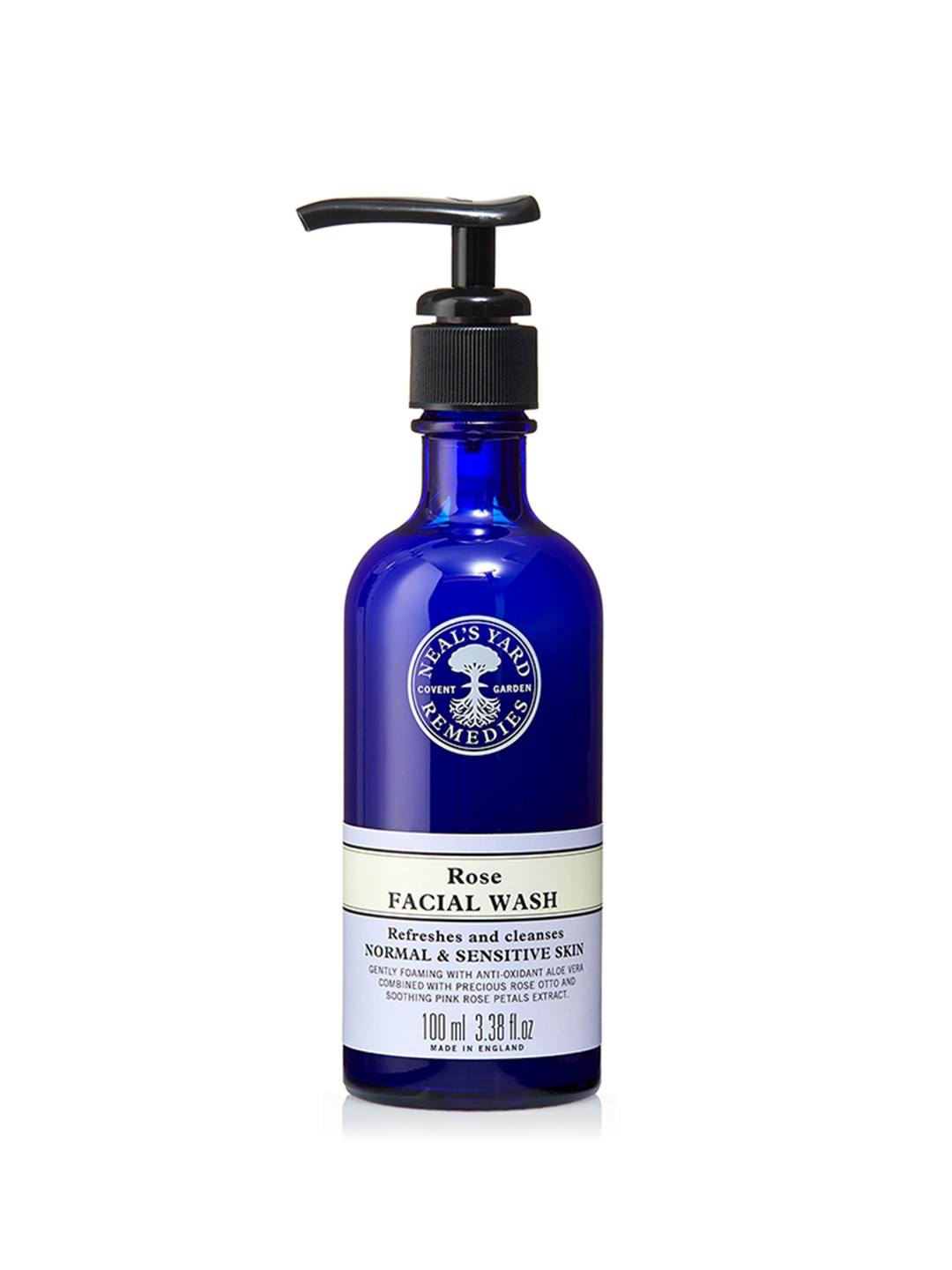 

Neal's Yard Remedies Organic Rose Facial Wash - 100 ml, Blue