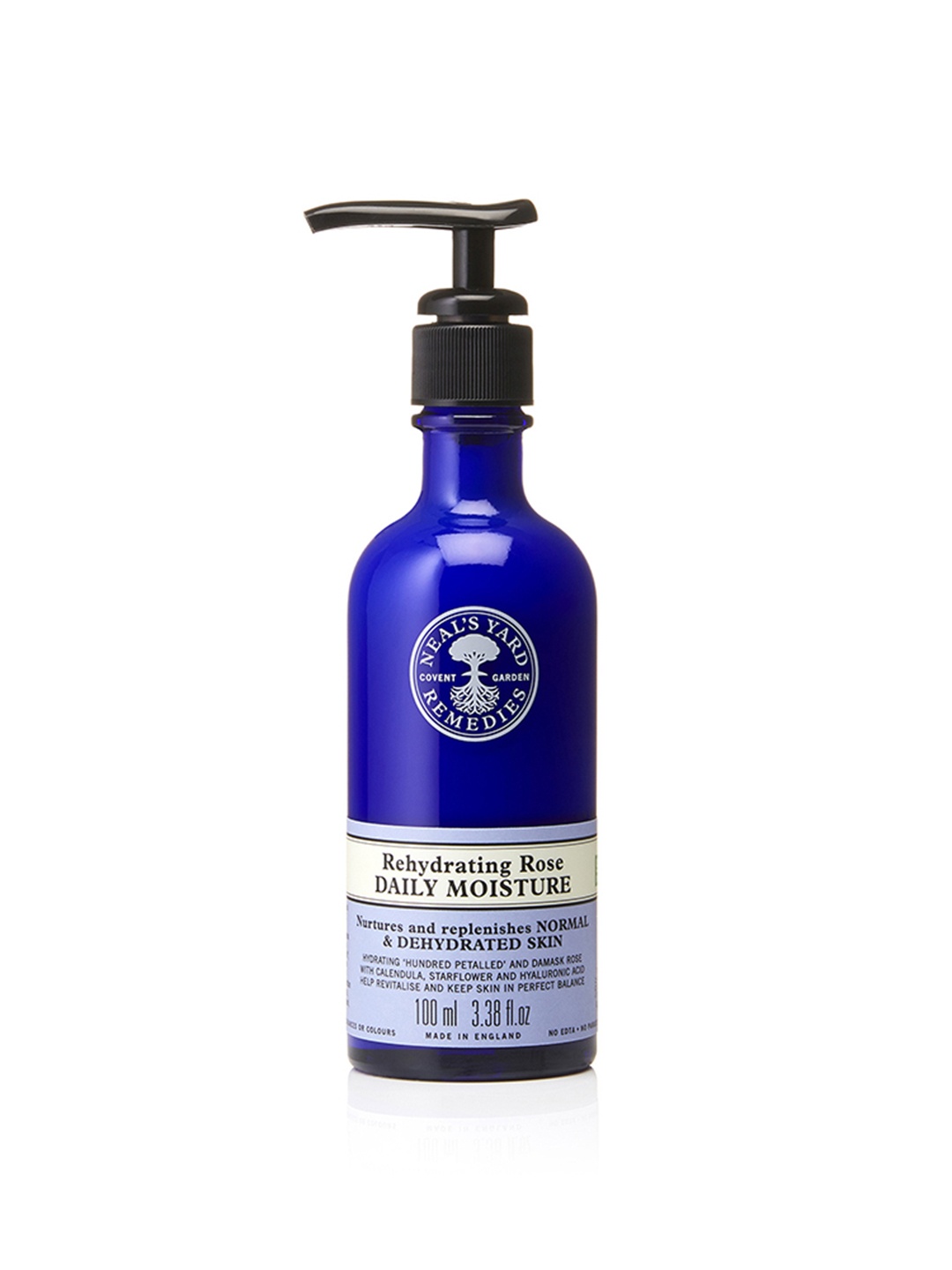 

Neal's Yard Remedies Organic Rehydrating Rose Daily Face Moisture - 100 ml, Blue