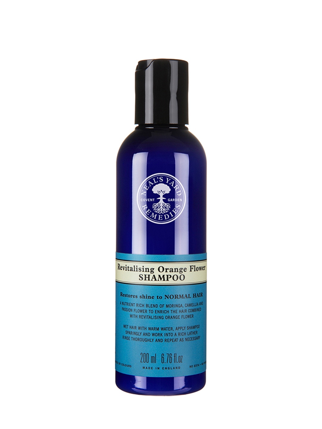 

Neal's Yard Remedies Organic Revitalising Orange Flower Shampoo - 200 ml, Blue