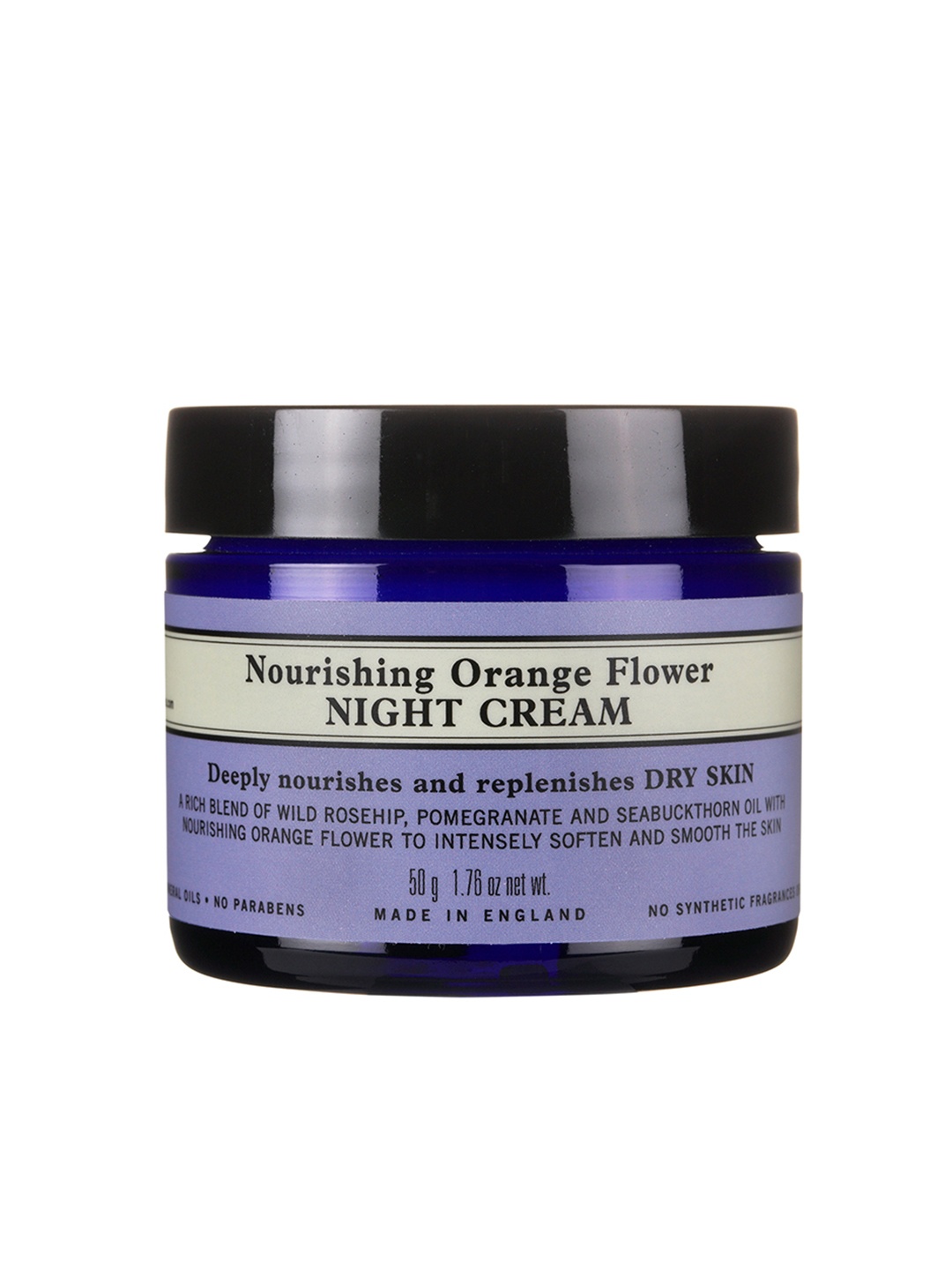 

Neal's Yard Remedies Organic Nourishing Orange Flower Night Cream for Dry Skin - 50 g, Blue