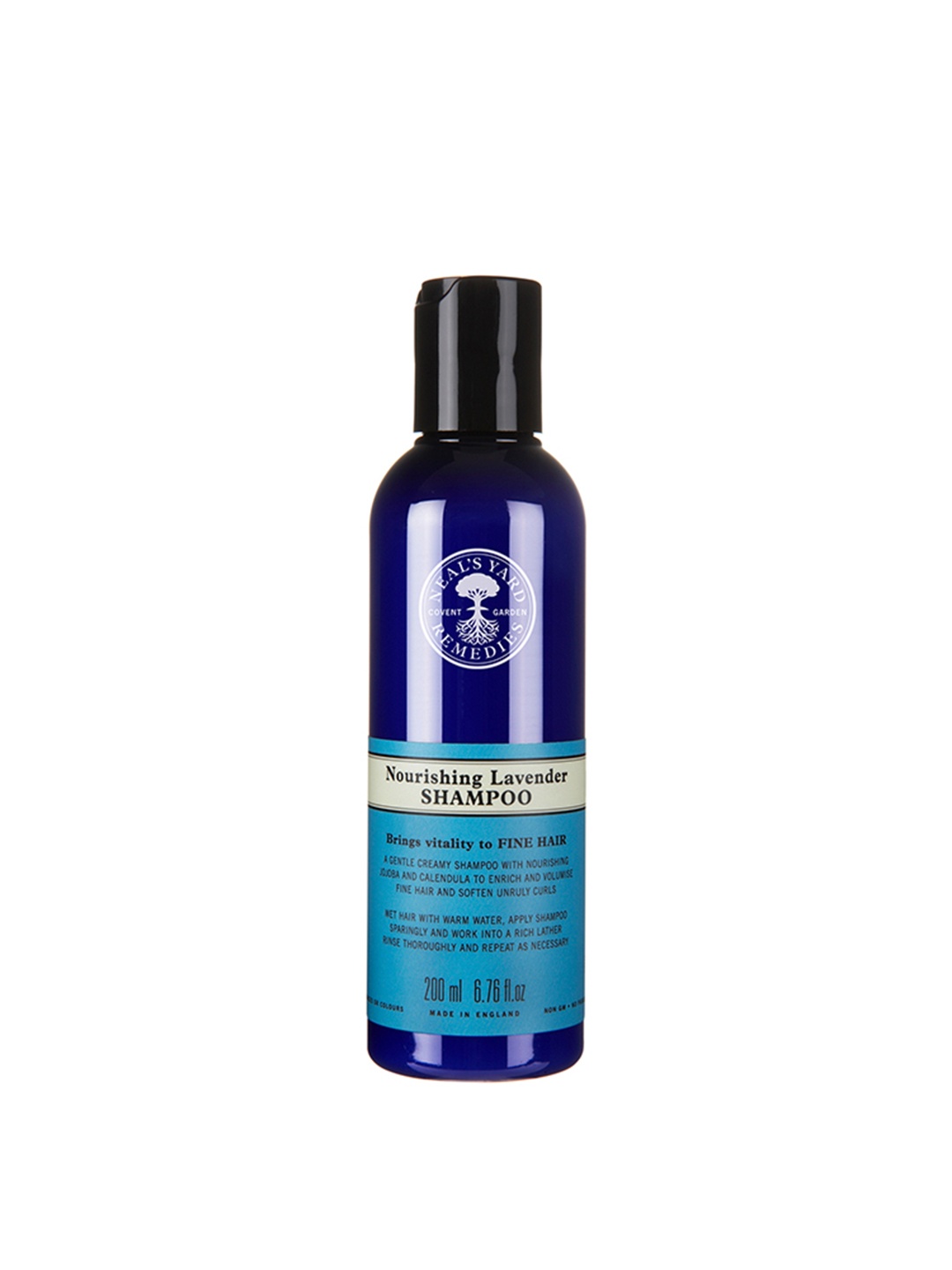 

Neal's Yard Remedies Organic Nourishing Lavender Shampoo for Fine Hair - 200 ml, Blue