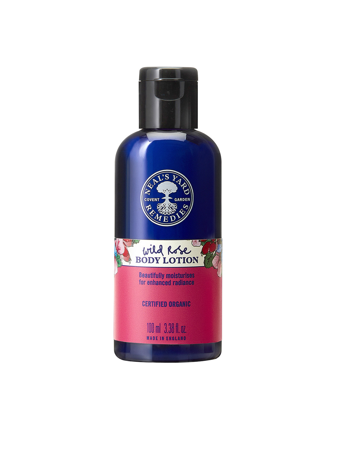 

Neal's Yard Remedies Wild Rose Body Lotion To Moisturize & Enhance Radiance - 100ml, Blue