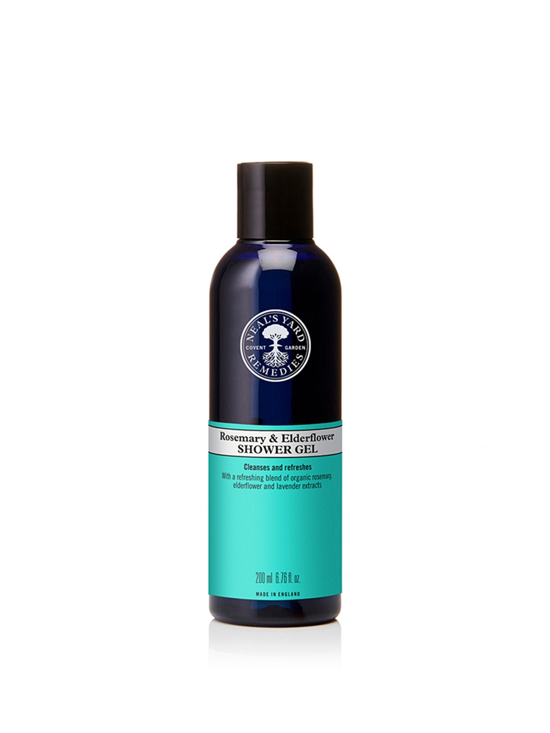 

Neal's Yard Remedies Organic Rosemary & Elderflower Shower Gel - 200 ml, Blue