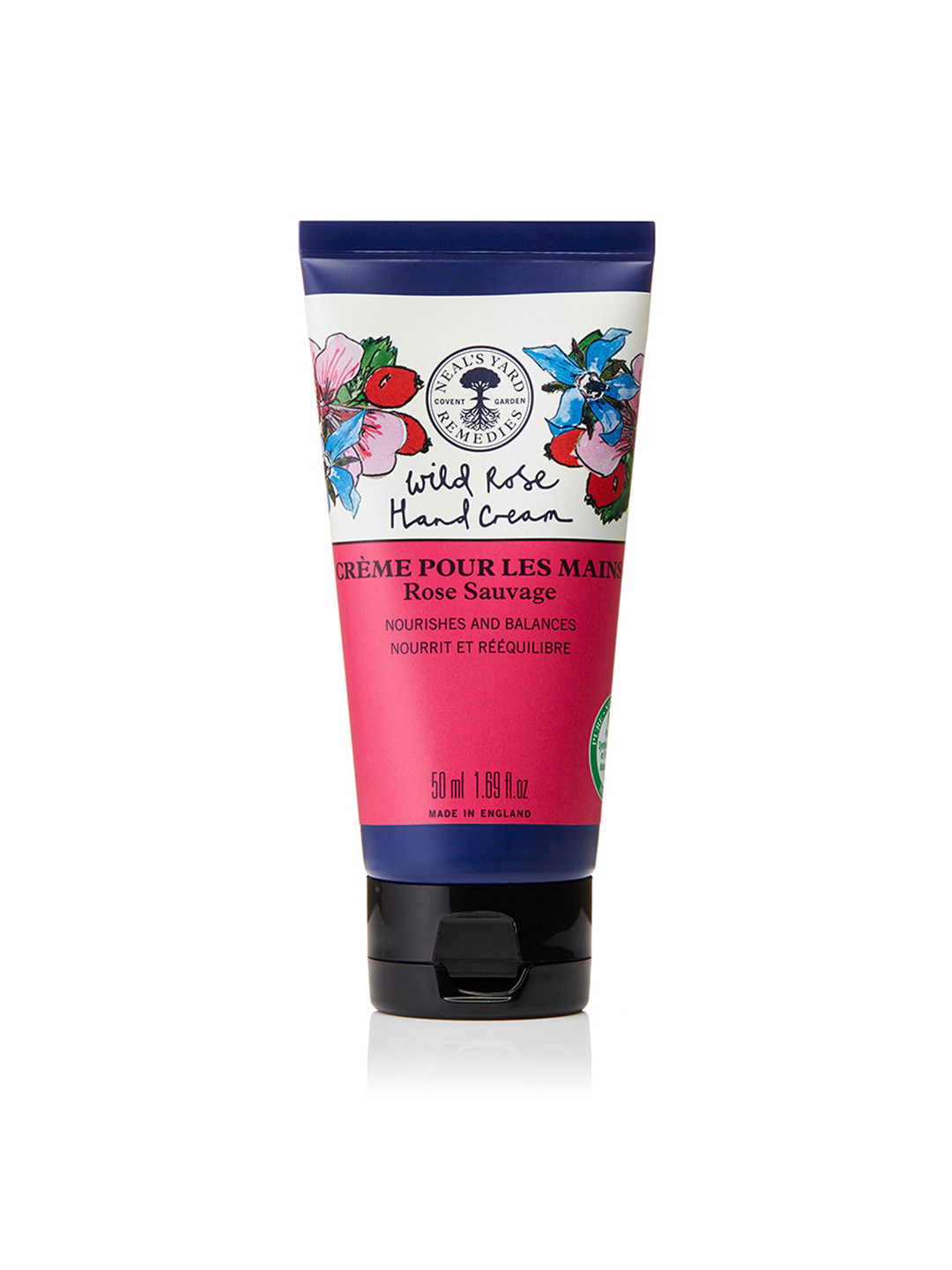 

Neal's Yard Remedies Wild Rose Hand Cream For Nourishing & Balancing - 50 ml, Pink