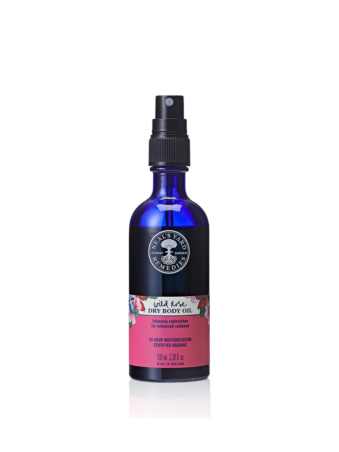 

Neal's Yard Remedies Wild Rose Dry Oil To Intensely Replenish & Enhanced Radiance - 100 ml, Blue