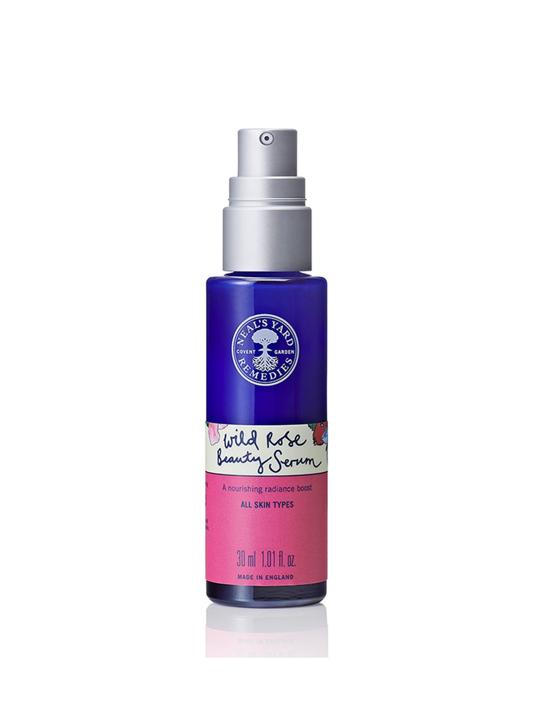 

Neal's Yard Remedies Wild Rose Beauty Serum For Nourishing Radiance Boost - 30 ml, Pink